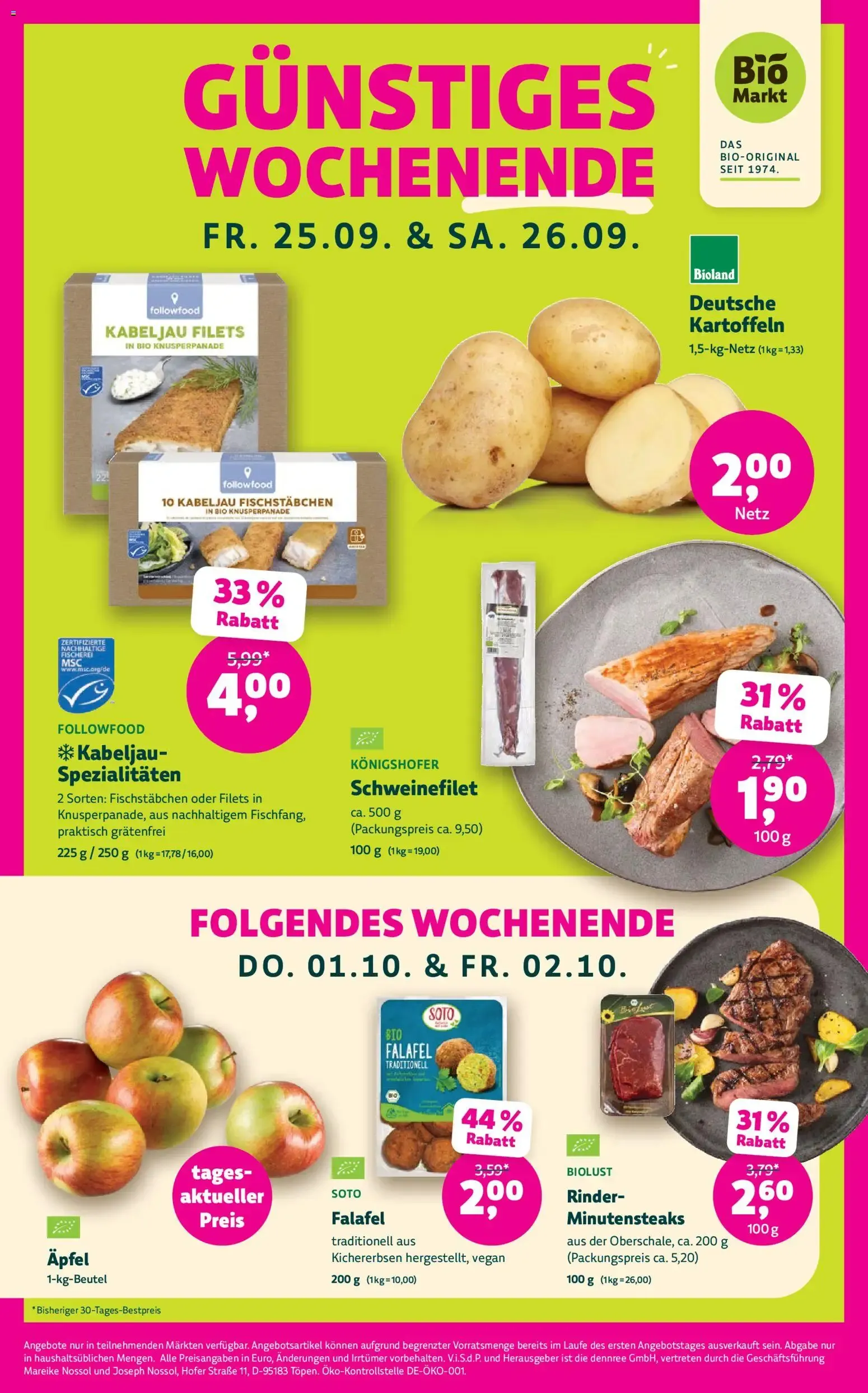 BioMarkt Prospekt (ab 23.09.2026) zum Blättern von 23. September bis 6. Oktober 2026 - Prospekt seite 4