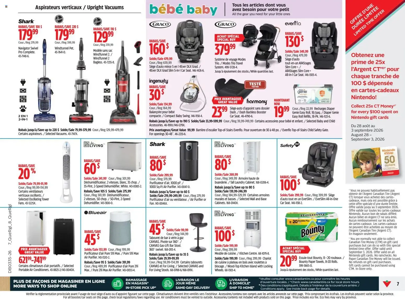 Canadian Tire circulaire from Aug 27, 2026 > weekly specials & deals from August 27 to September 2 2026 - flyer page 7