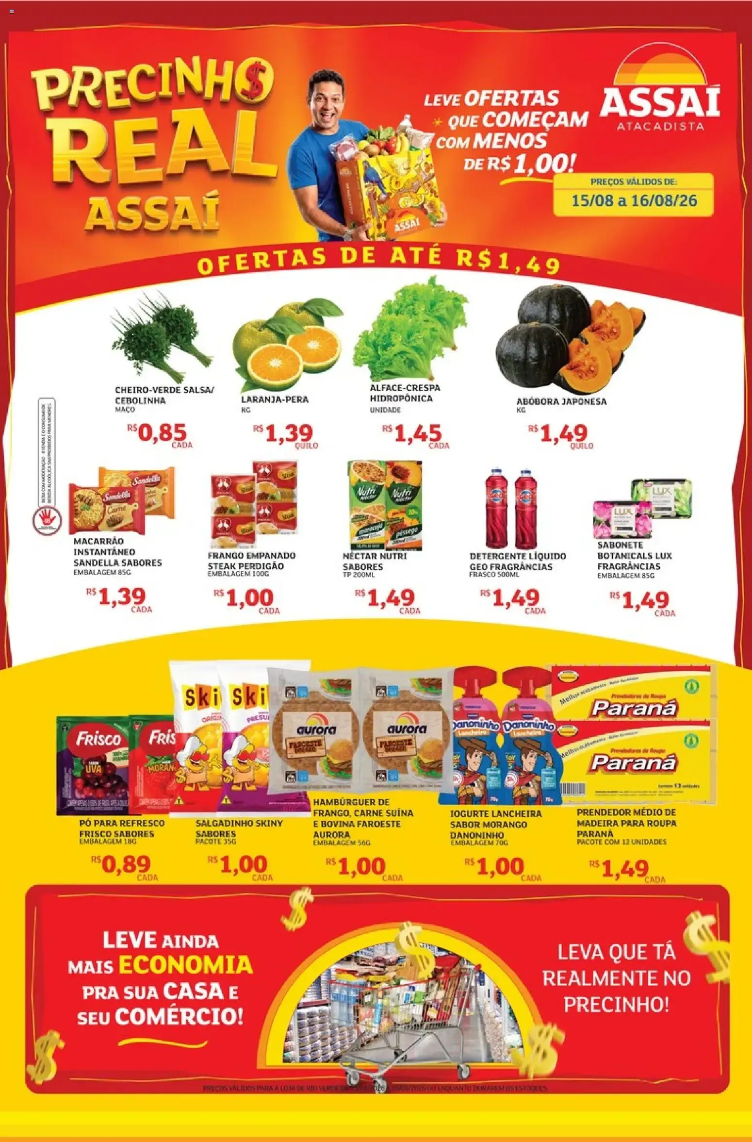 Encarte de Assaí Atacadista ofertas - GO de 15/08/2026 | Promoções Online 15 de agosto até 16 de agosto 2026 - Pagina 1