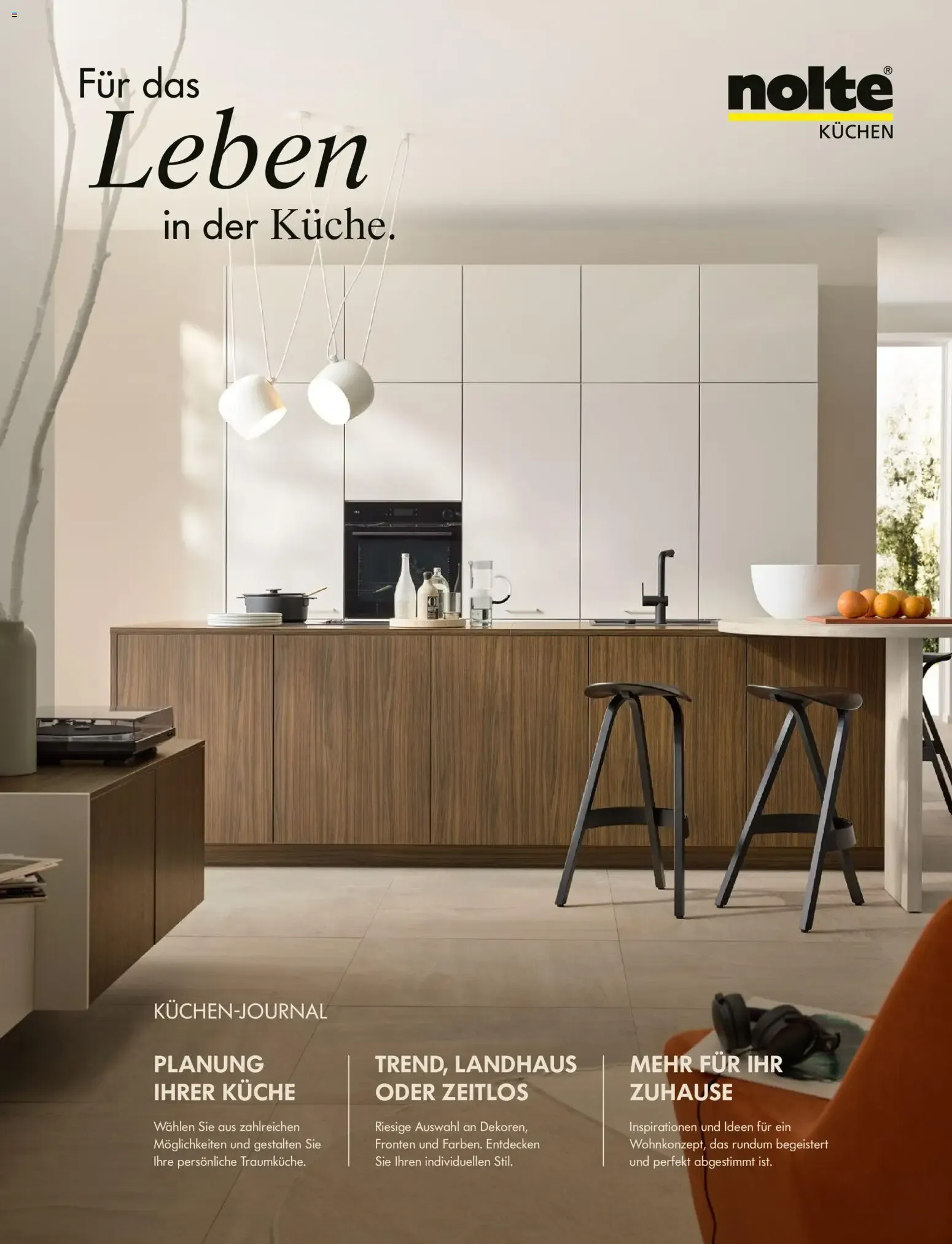 Nolte Küchen-Journal von 1. Januar bis 31. Dezember 2026 - Prospekt seite 1