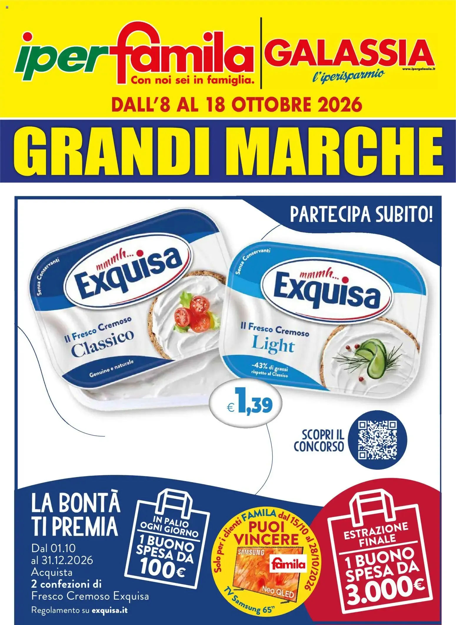 Nuovo Galassia volantino Grandi Marche dal 08/10/2026 > offerte anteprima 🛍️ da 8 ottobre a 18 ottobre di 2026 - Pagina del volantino 1
