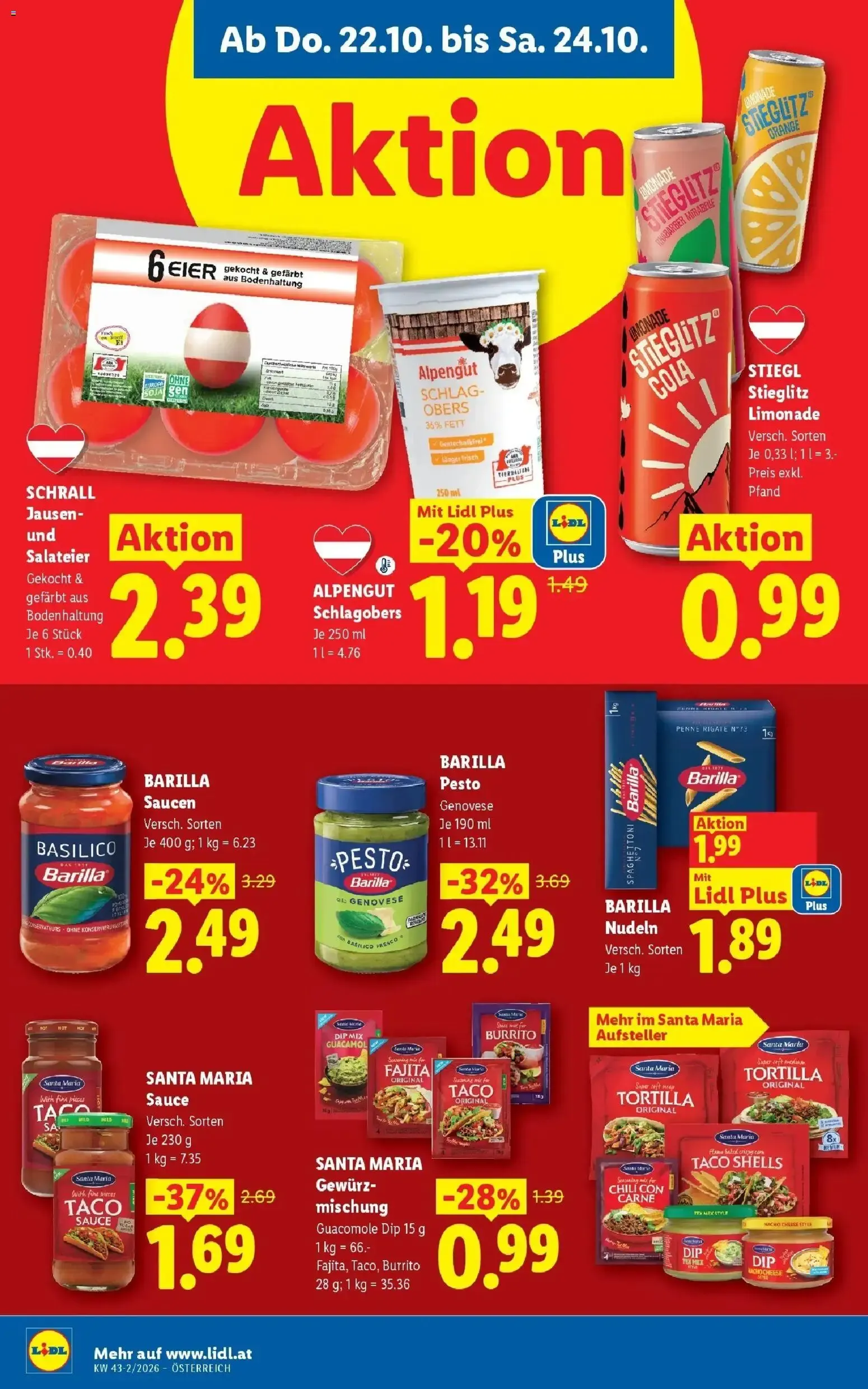 Lidl Flugblatt - Wien ab 18.10.2026 - Angebote ab donnerstag von 22. Oktober bis 24. Oktober 2026 - Flugblätt seite  8