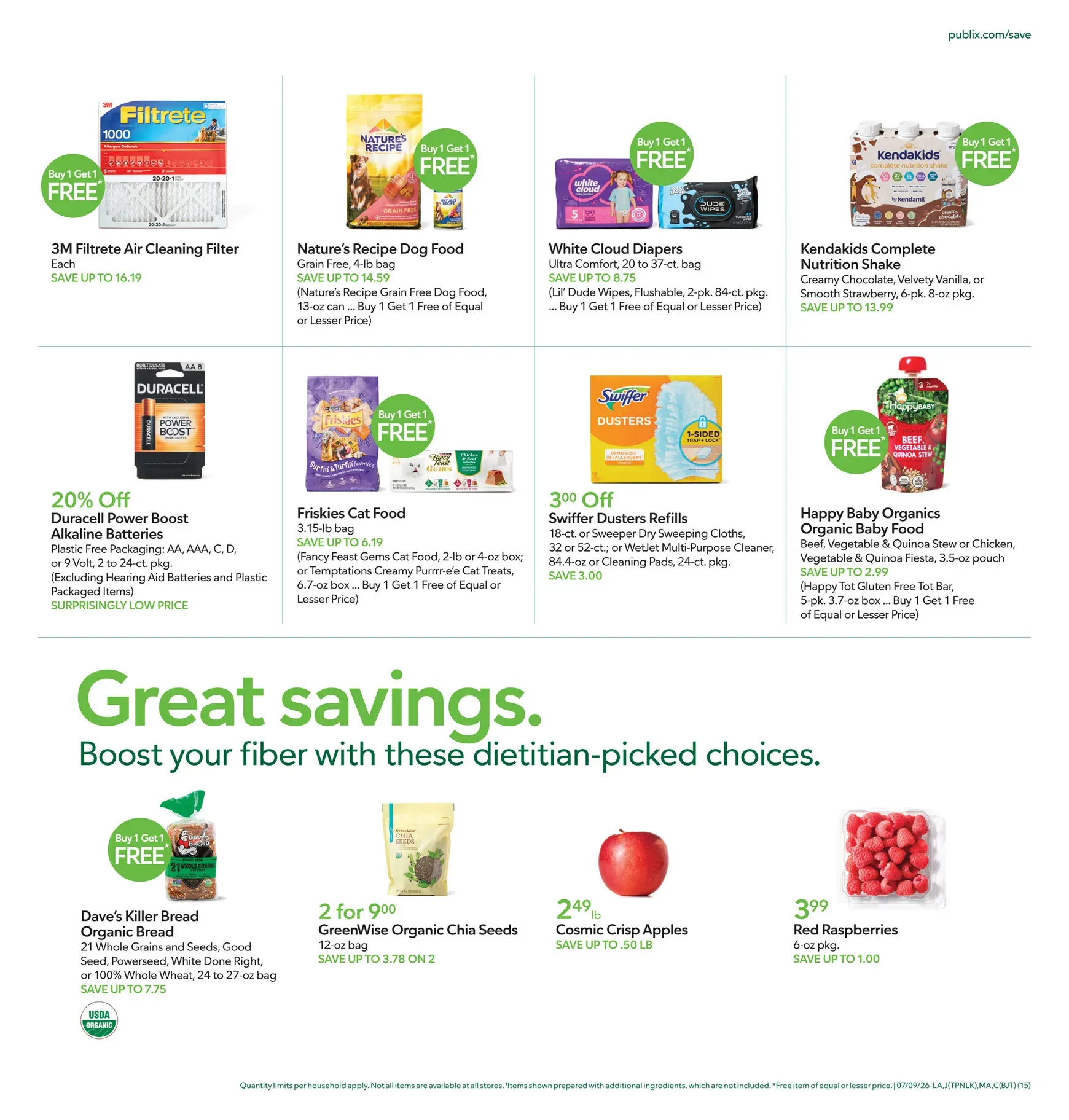 Weekly ad Snag the savings. Publix from July 9 to July 15 2026 - Page 15
