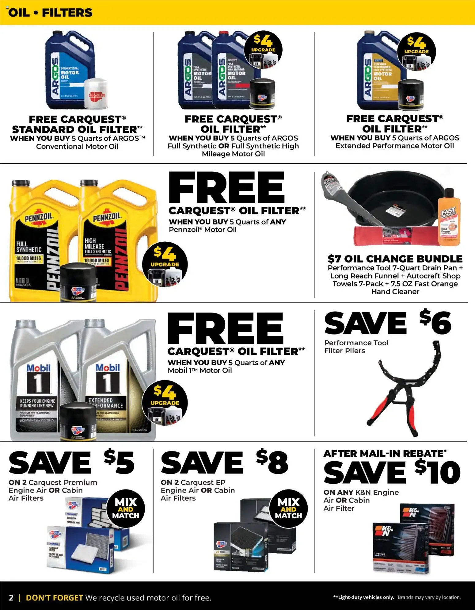 Weekly ad Advance Auto Parts Weekly Ad from 09/13/2026 - Flyer from September 13 to October 10 2026 - Page 2