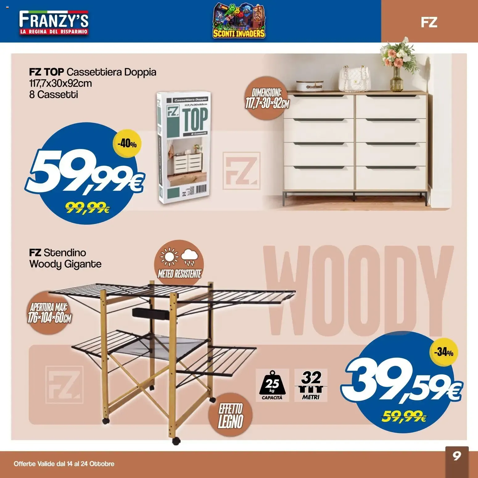 FRANZY'S LA REGINA DEL RISPARMIO da 14 ottobre a 24 ottobre di 2026 - Pagina del volantino 9