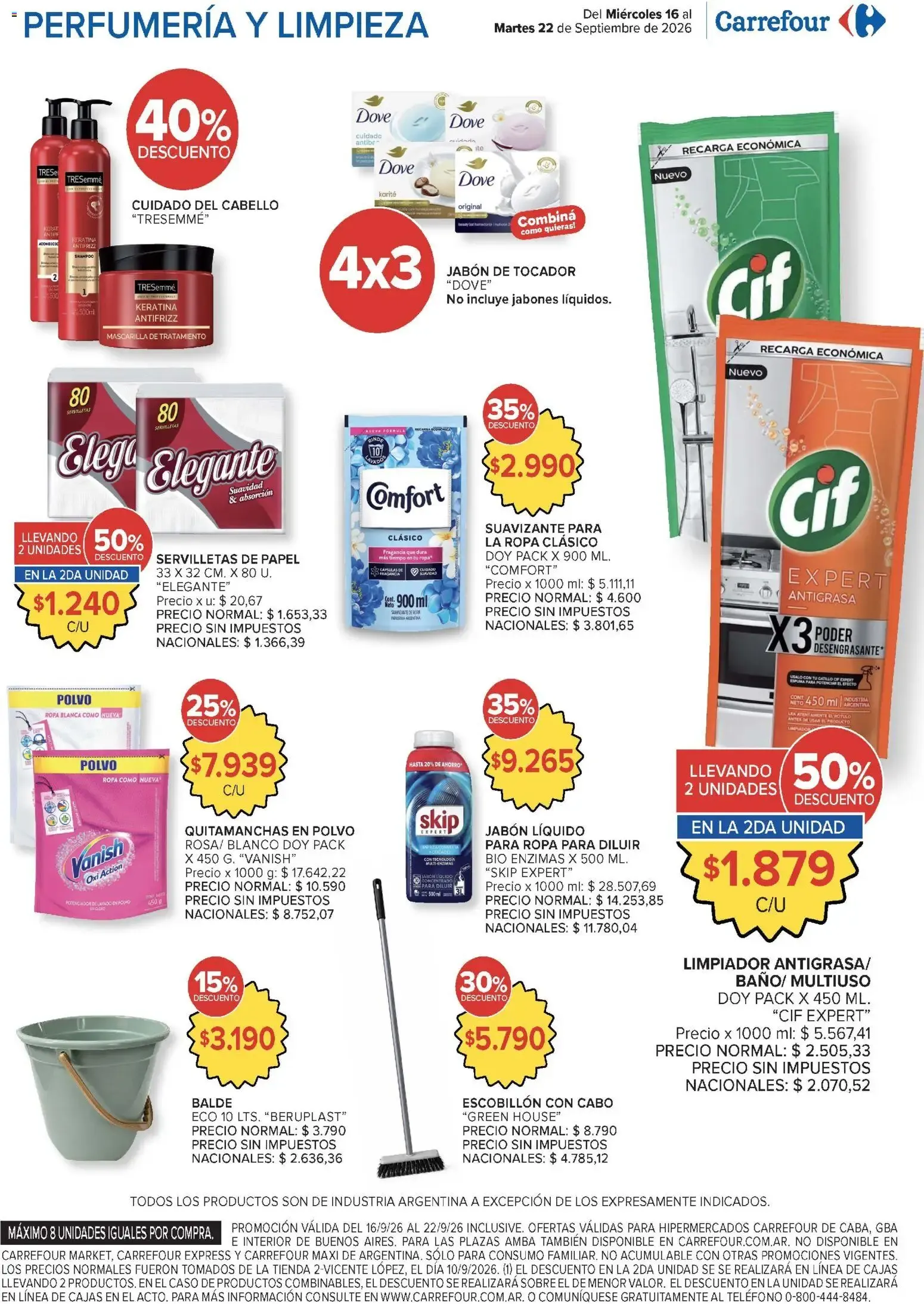 Ofertas de Carrefour - Carrefour Hiper Ofertas || del 16/09/2026 - 22/09/2026 || Promociones 16 de septiembre al 22 de septiembre 2026 - Página 15 del catálogo