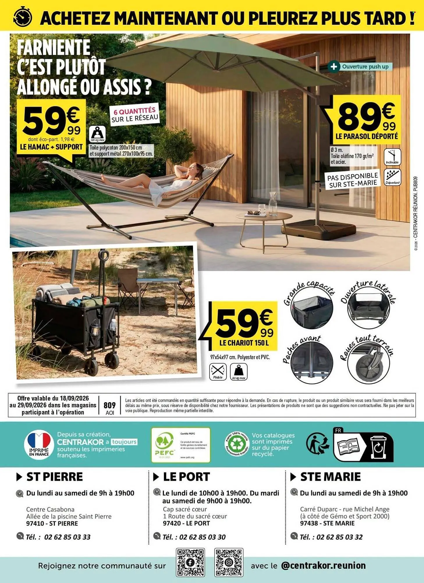 Centrakor Catalogue du 18 septembre au 29 septembre 2026 - Catalogue page 9