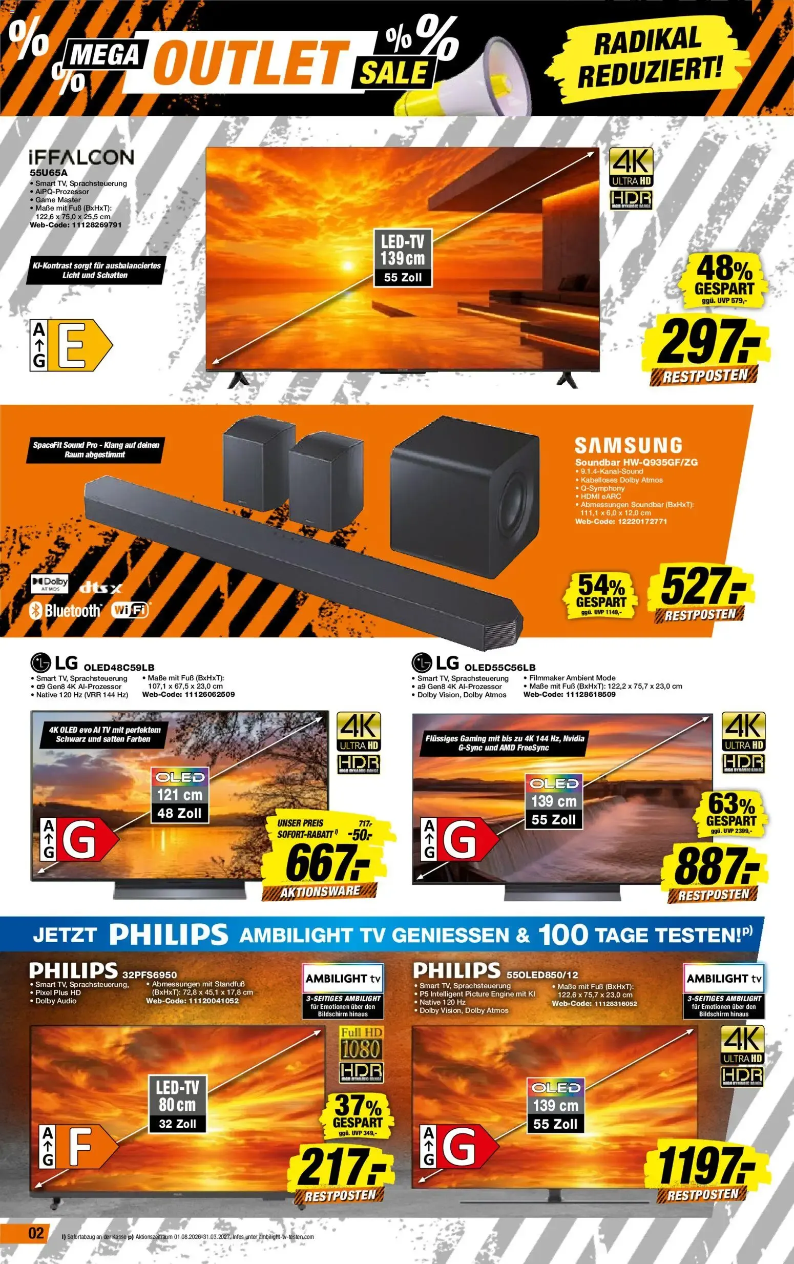 Expert Technikmarkt: Mega Outlet Sale von 7. August bis 13. August 2026 - Prospekt seite 2
