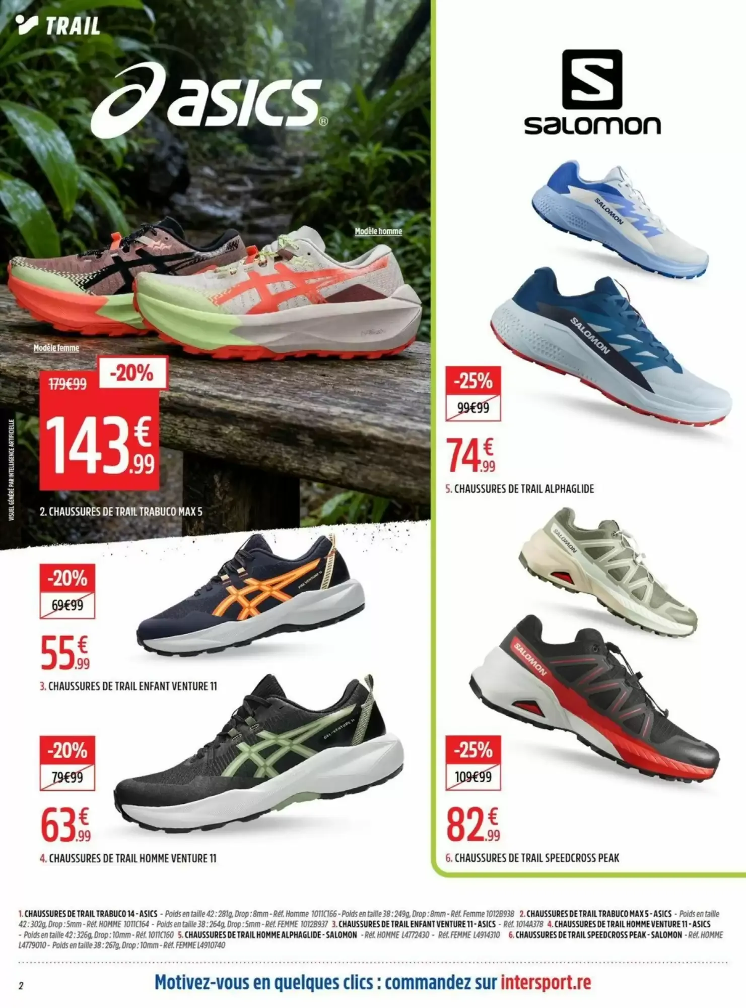 Intersport: Esprit Trail - Zapatillas Asics Trabuco 14 du 21 septembre au 18 octobre 2026 - Catalogue page 2