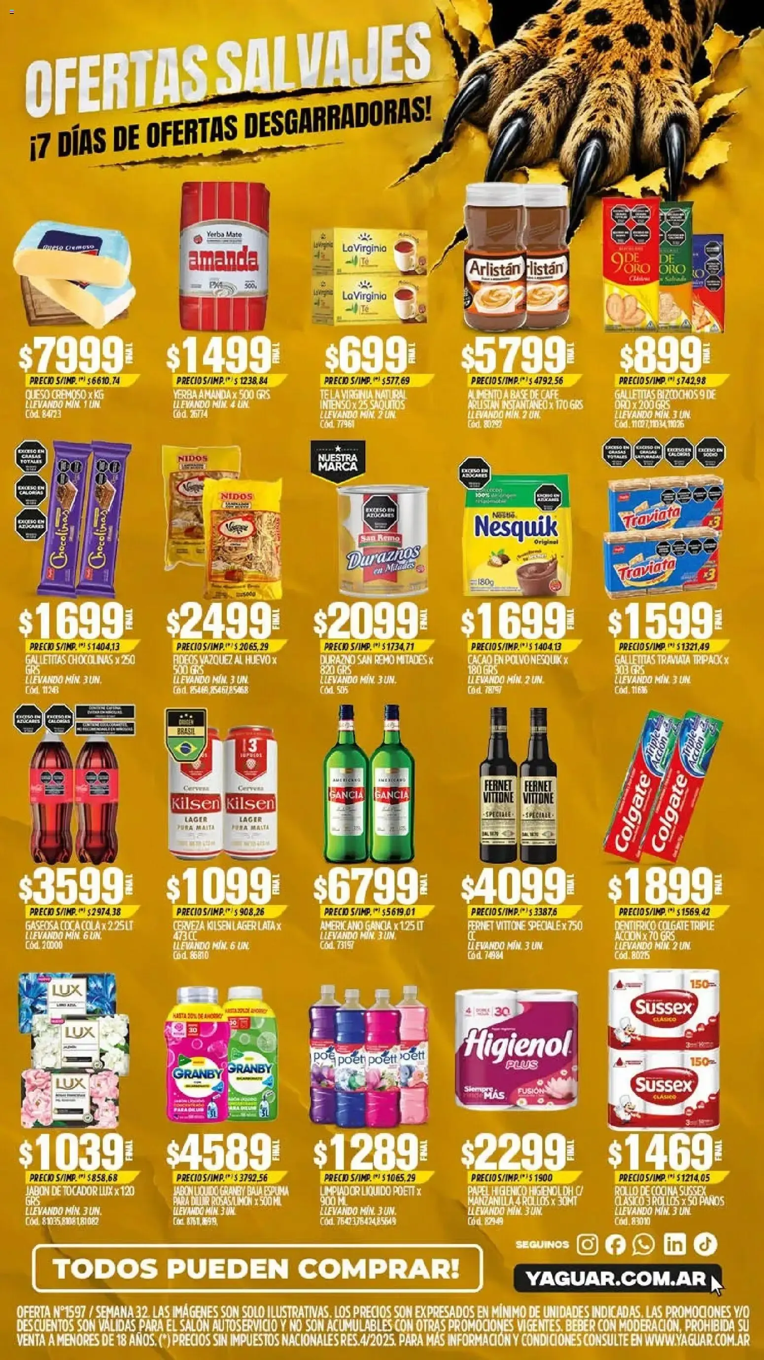 Ofertas de Mayorista Yaguar: Ofertas Salvajes en Misiones 3 de agosto al 9 de agosto 2026 - Página 2 del catálogo