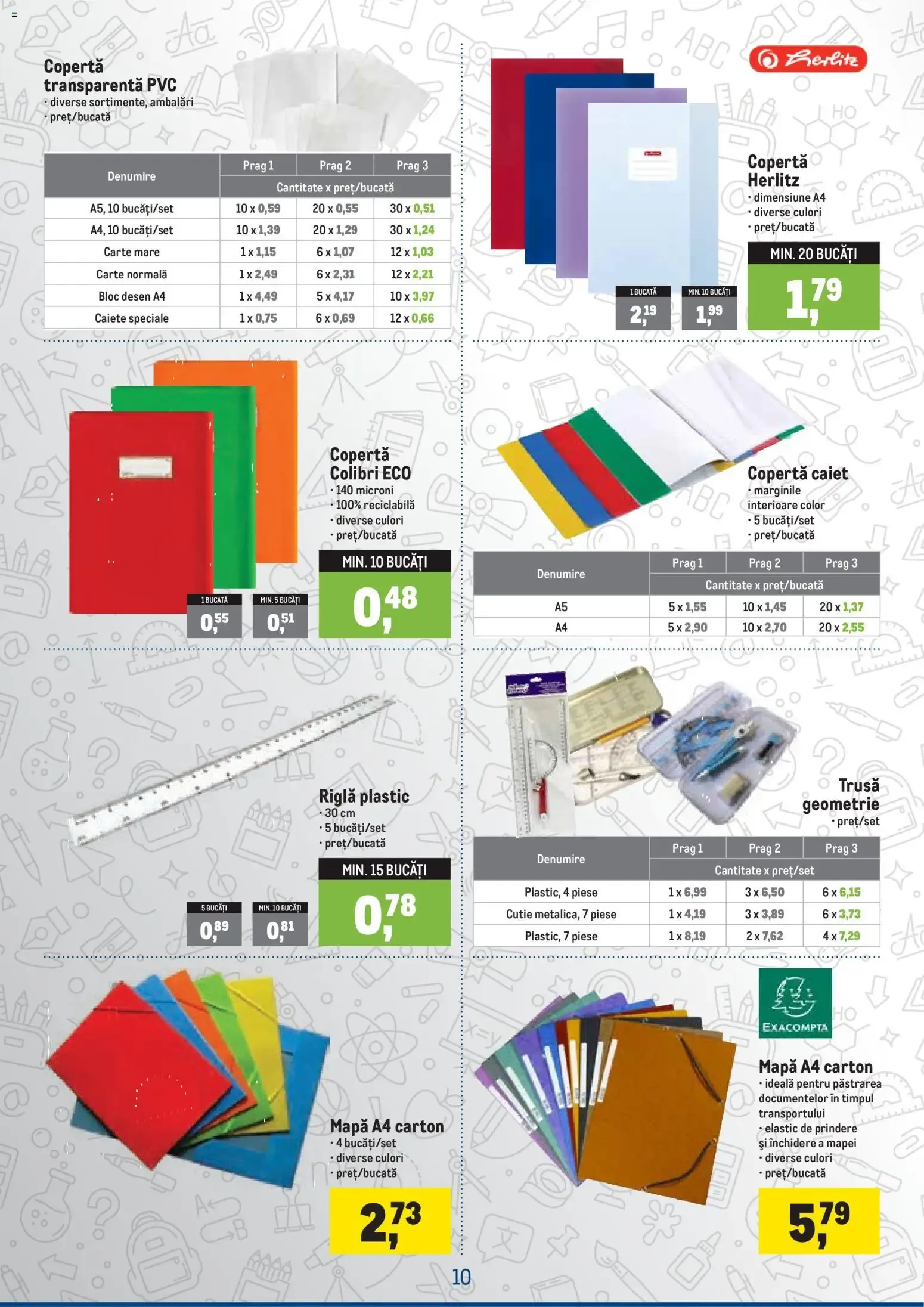 Catalog Ofertas de material escolar para la temporada de vuelta al cole de la 5 august până la 20 septembrie 2026 - Revista Pagina 10