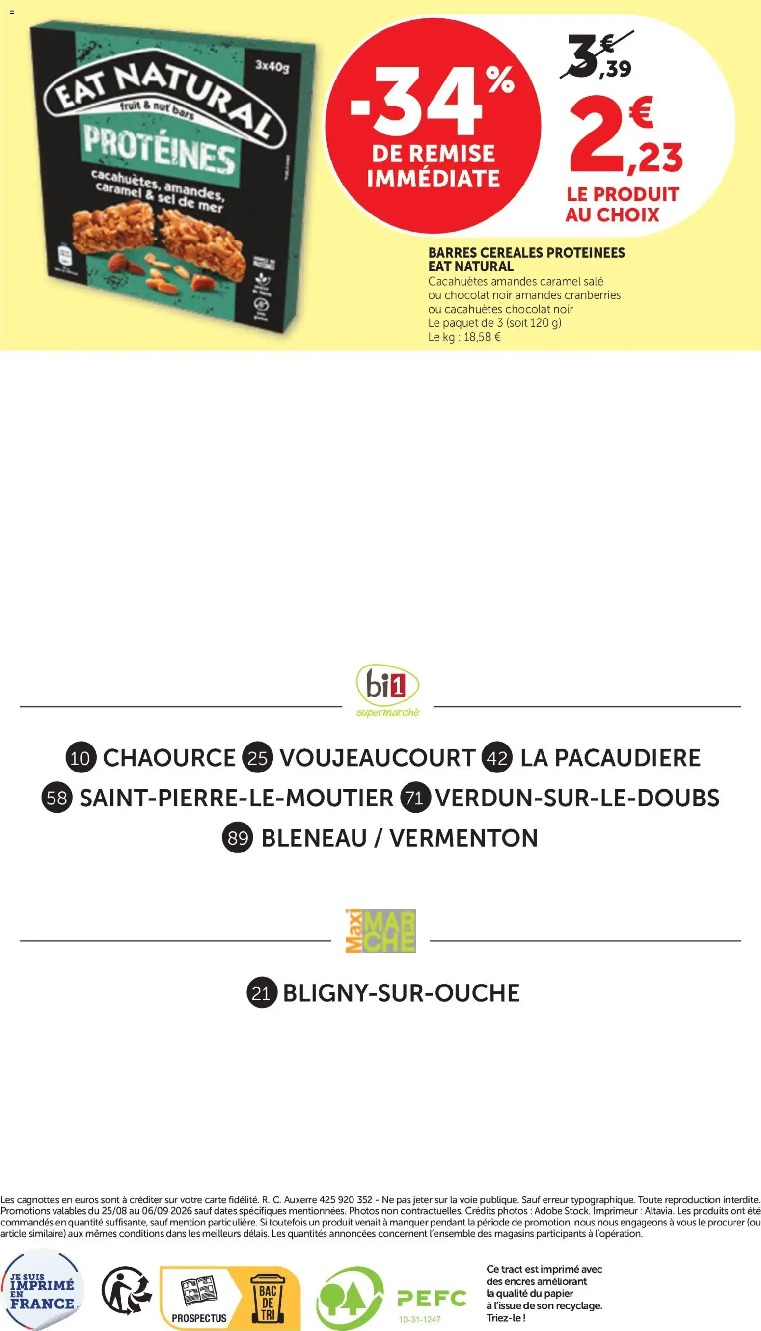 bi1 Catalogue Maxi Marché à partir du 25/08/2026 - promo en ligne du 25 août au 6 septembre 2026 - Catalogue page 16