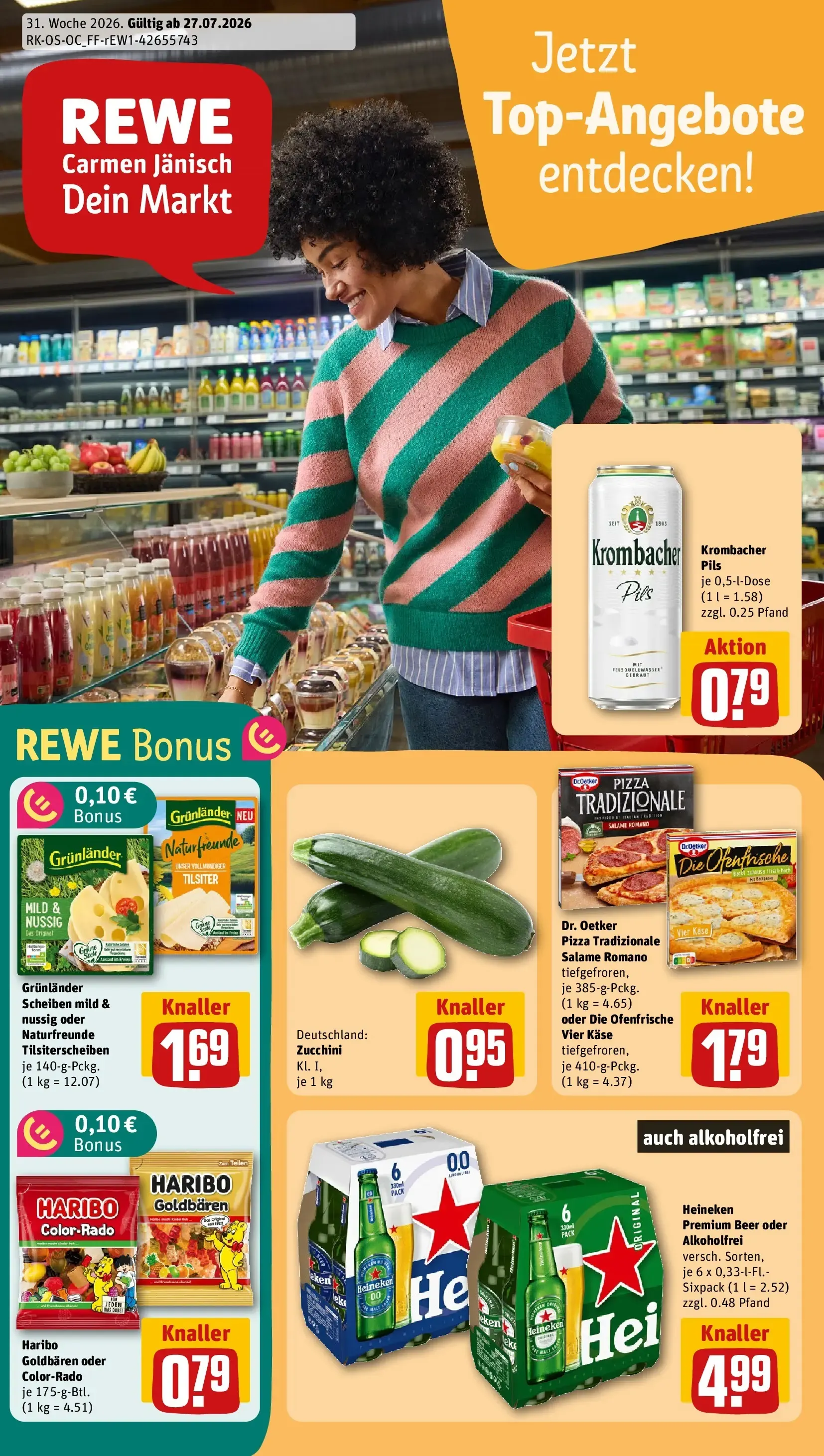 REWE Prospekt ab 27.07.2026 zum Blättern » Angebote von 27. Juli bis 2. August 2026 - Prospekt seite 1