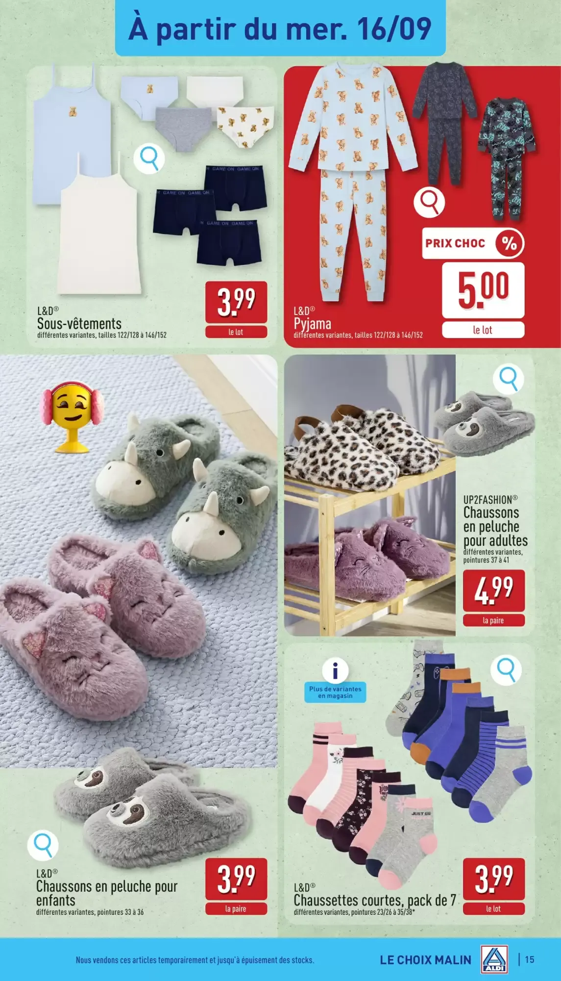 ALDI Dépliant du 14/09 au 19/09 van 14 september tot 19 september 2026 - folder pagina 15