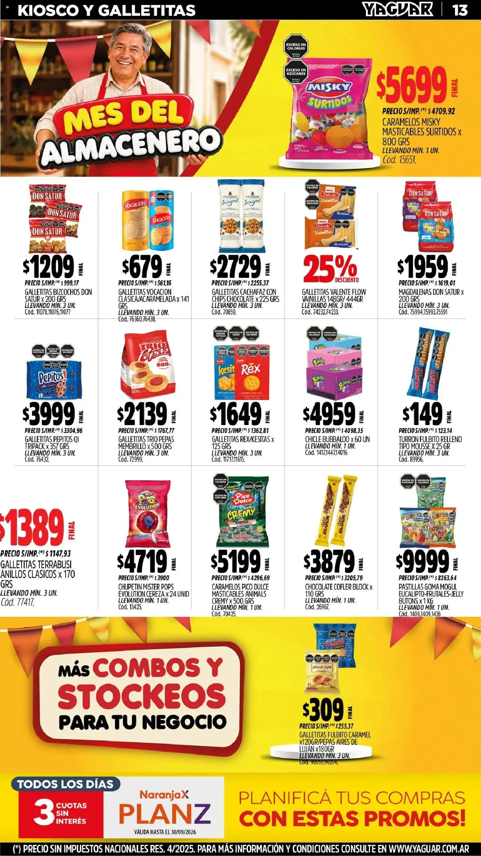 Ofertas de Yaguar - Oferta Semanal Santa Fé del 31/08/2026 - 06/09/2026 31 de agosto al 6 de septiembre 2026 - Página 13 del catálogo