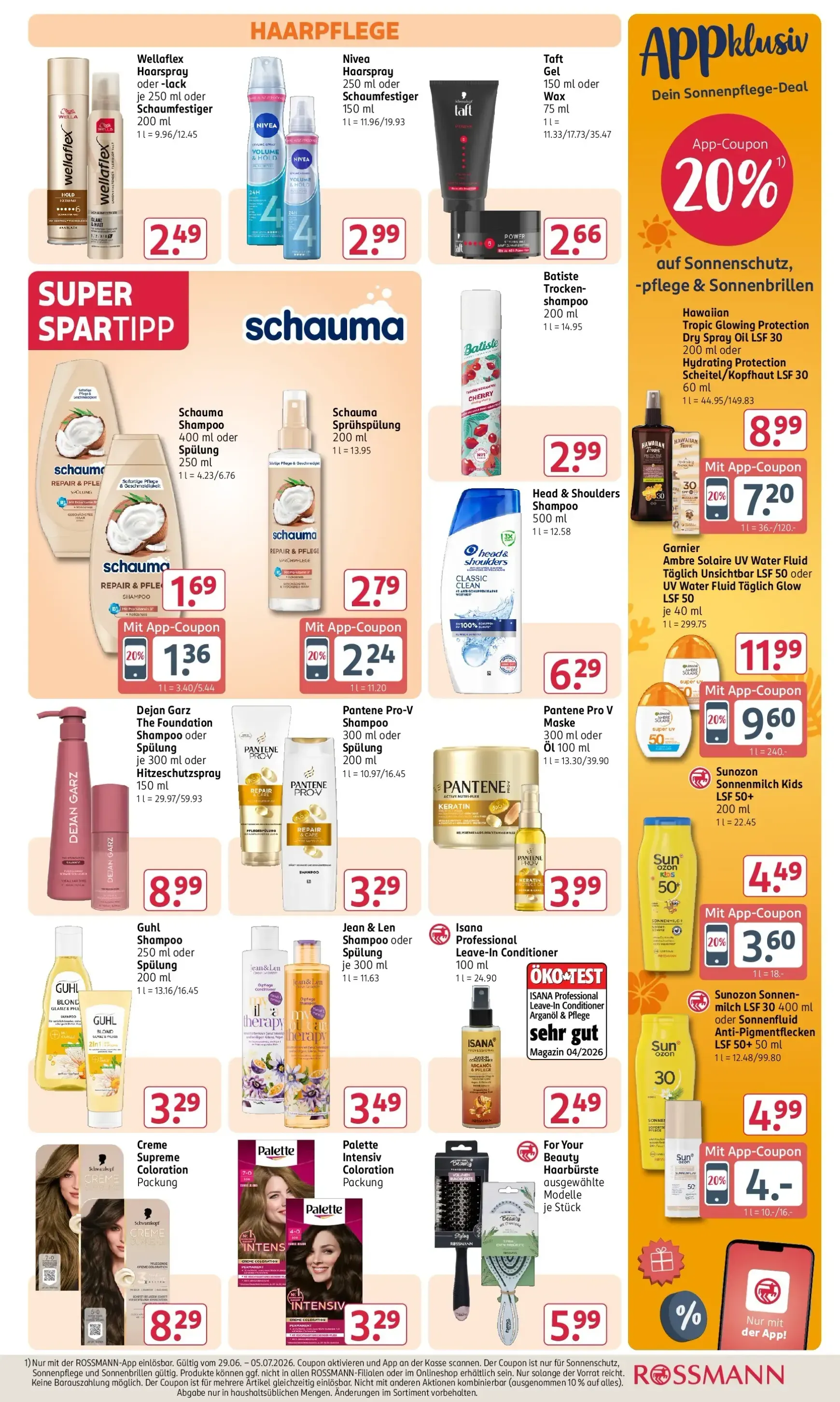 ROSSMANN Prospekt – von Montag 29.06.2026 bis Freitag 03.07.2026 von 29. Juni bis 3. Juli 2026 - Prospekt seite 7