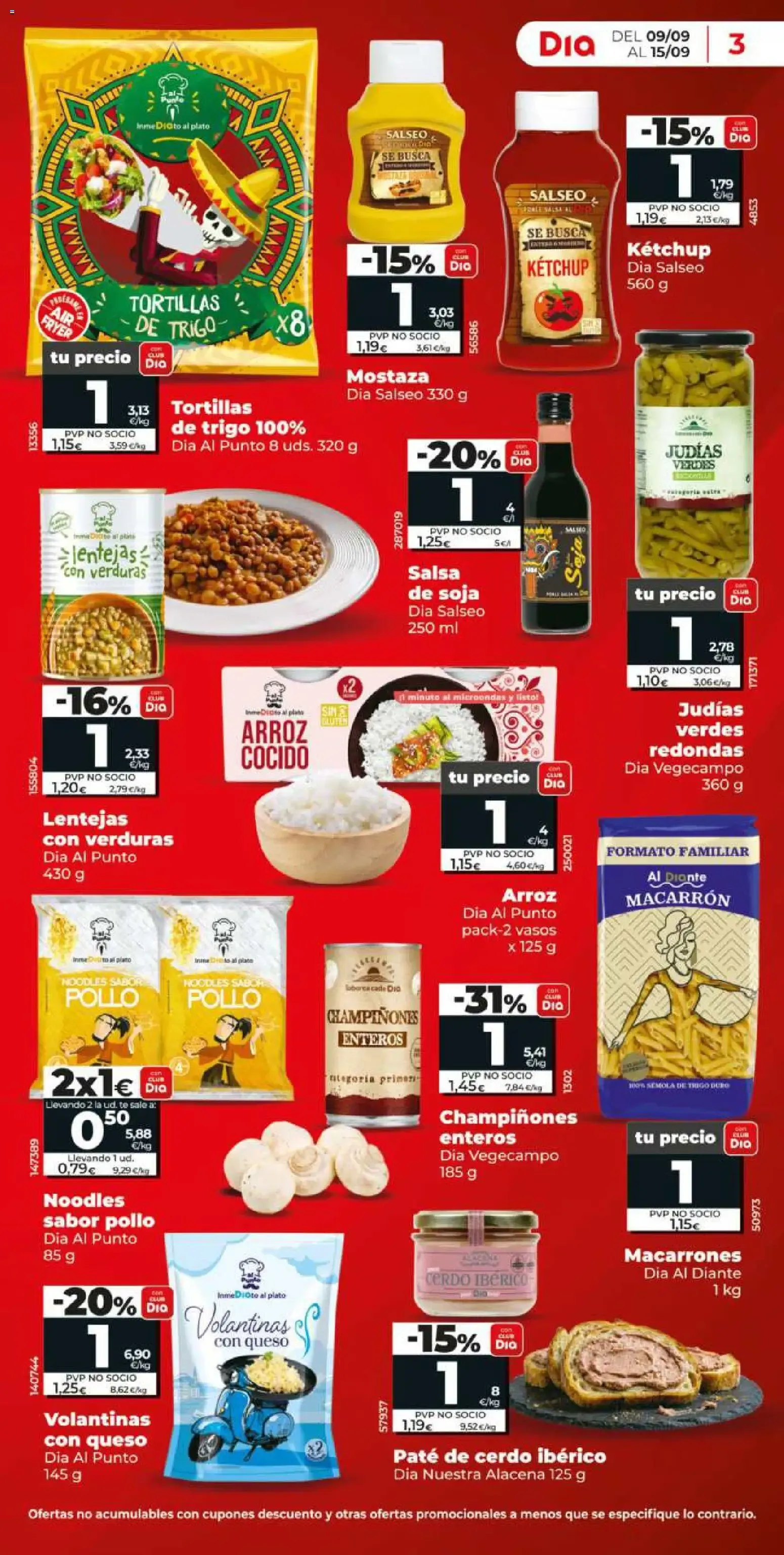 Catálogo de Dia: Más de 100 productos a 1€ 9 de septiembre al 15 de septiembre 2026 - Página 3