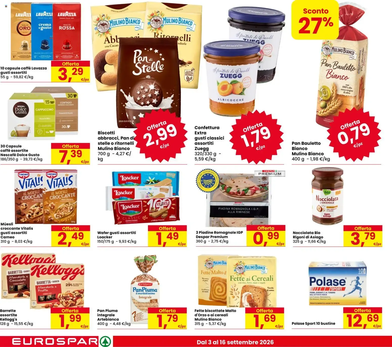 Nuovo Eurospar volantino dal 03/09/2026 > offerte anteprima 🛍️ da 3 settembre a 16 settembre di 2026 - Pagina del volantino 14