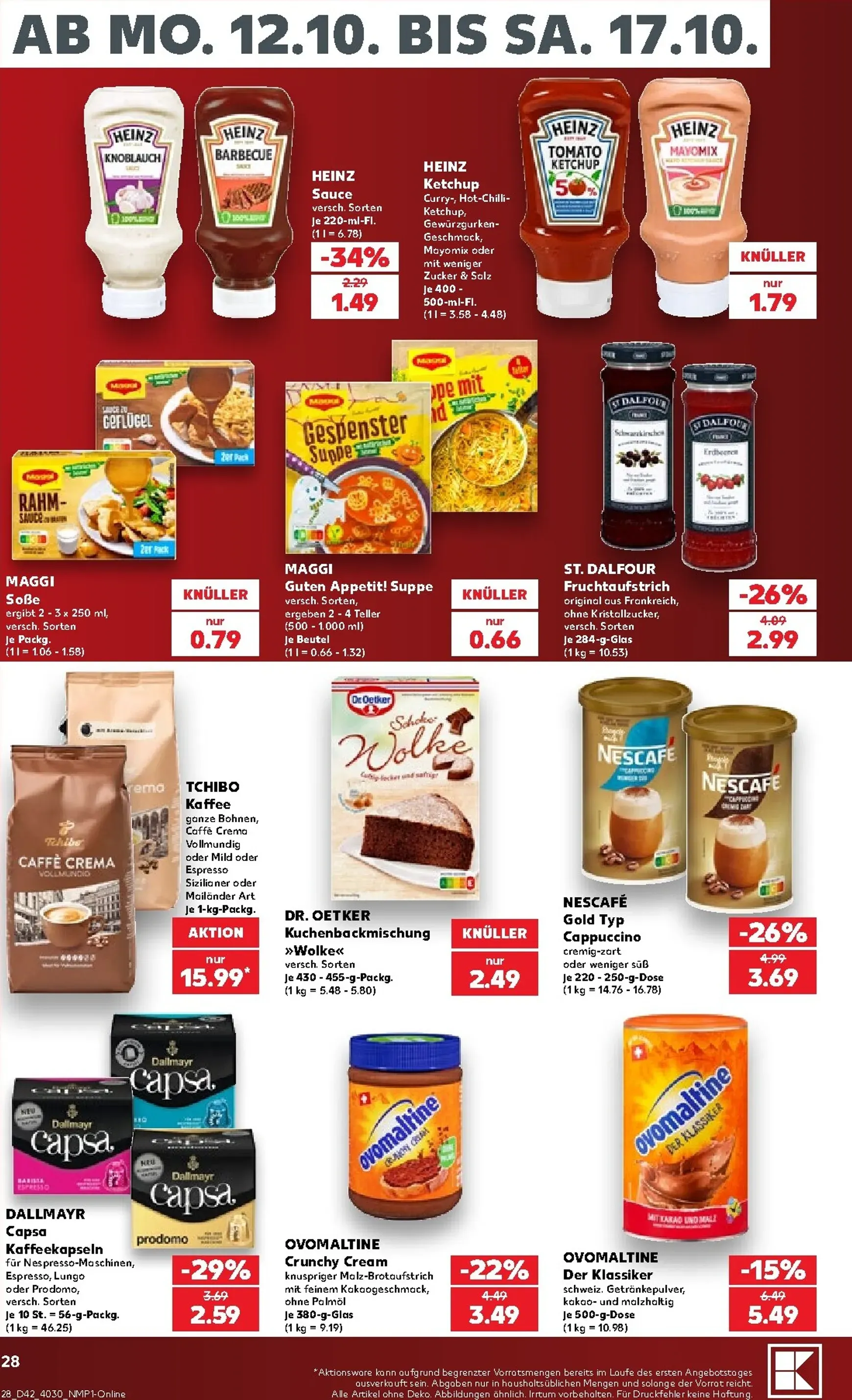 Kaufland Prospekt nächste Woche – von Montag 12.10.2026 bis Samstag 17.10.2026 von 12. Oktober bis 17. Oktober 2026 - Prospekt seite 33