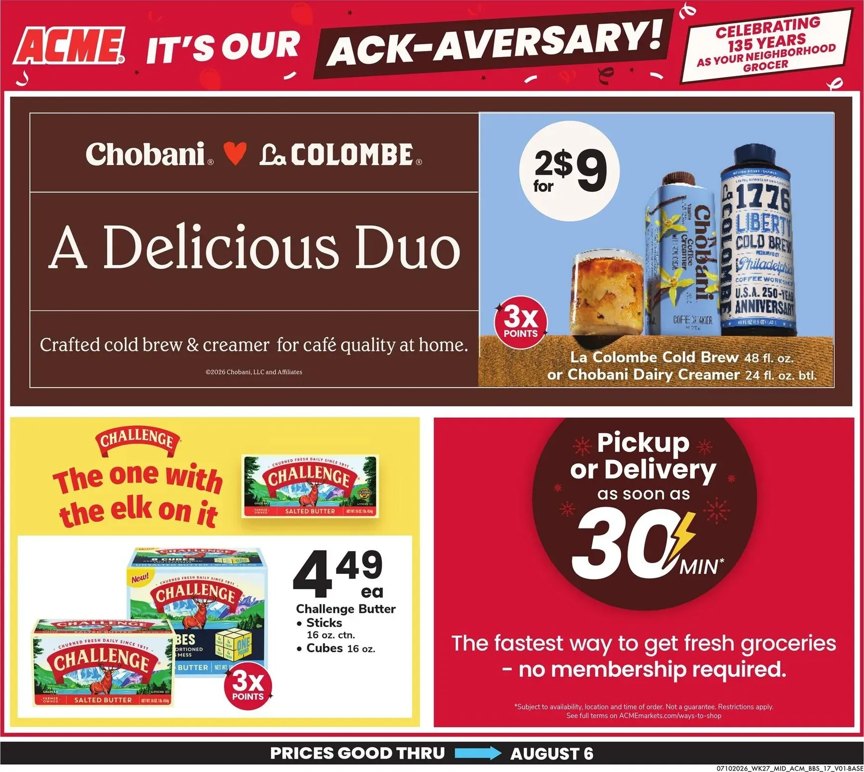 Weekly ad Current ACME - Big book of savings leaflet valid from Friday 07/10/2026 to Thursday 08/06/2026 from July 10 to August 6 2026 - Page 17
