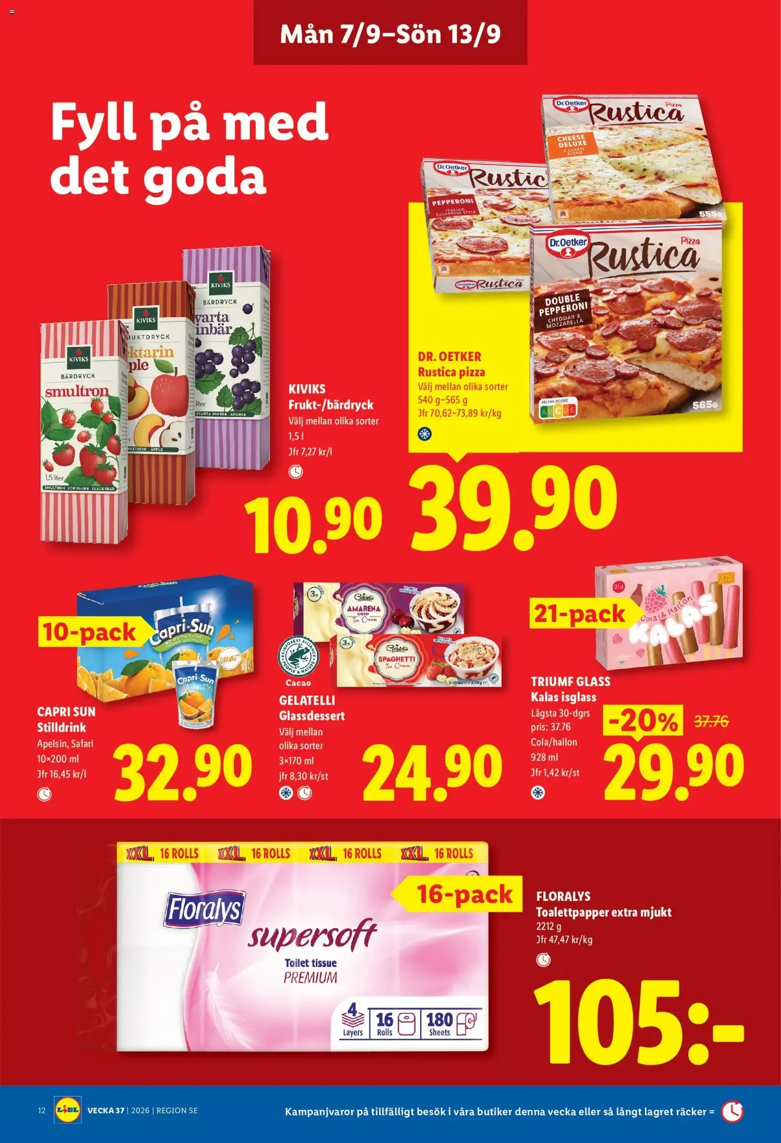 Lidl erbjudanden från 07/09/2026 - 13/09/2026 > Reklamblad nuvarande rabatter från 7 september till 13 september 2026 - Reklamblad sidor 15
