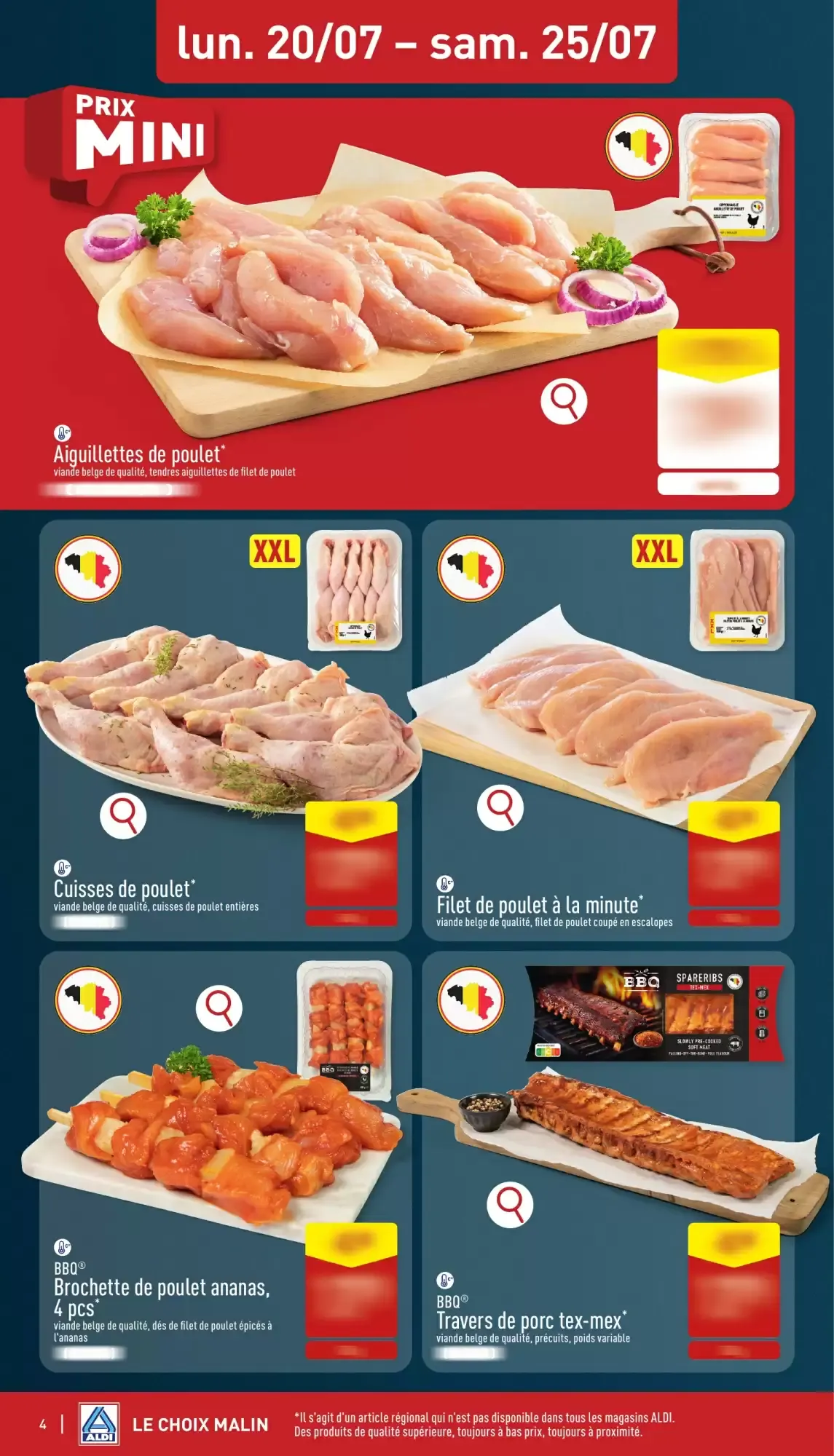 ALDI Dépliant 20/07 - 25/07 van 20 juli tot 25 juli 2026 - folder pagina 4
