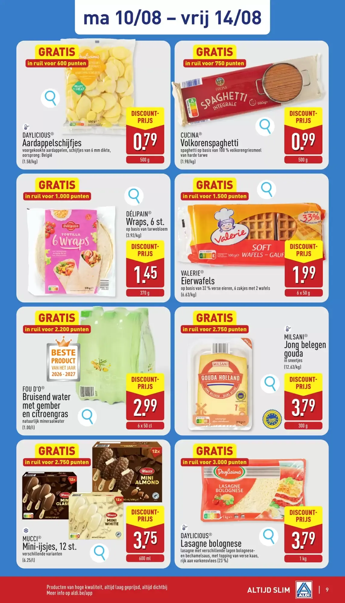 ALDI Folder ma 10/08 t.e.m. vrij 14/08 van 10 augustus tot 14 augustus 2026 - folder pagina 9