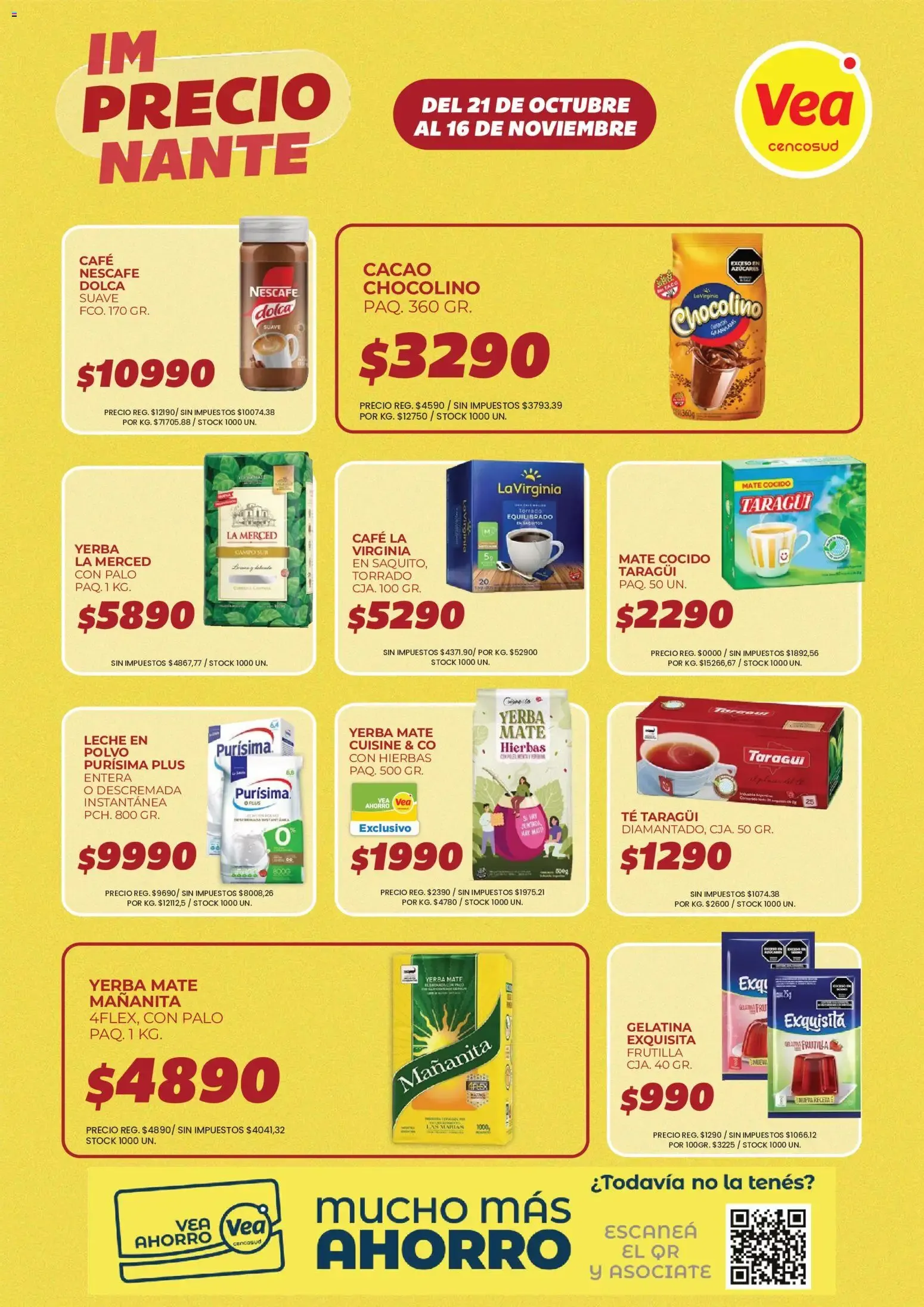 Ofertas de Vea - Folleto imPRECIOnante Córdoba del 21/10/2026 - 16/11/2026 21 de octubre al 16 de noviembre 2026 - Página 4 del catálogo