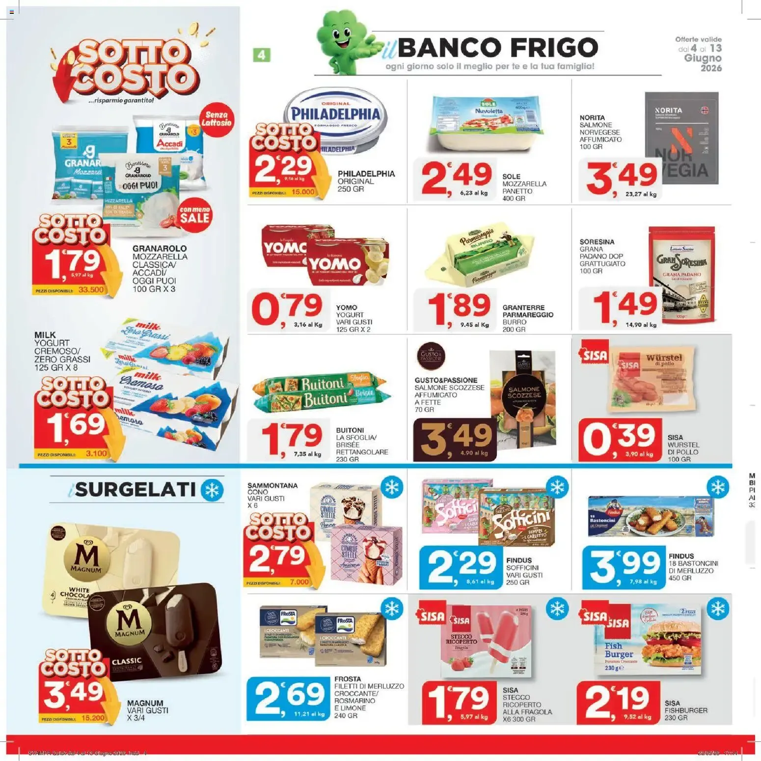 Nuovo SISA volantino Quick dal 04/06/2026 > offerte anteprima 🛍️ da 4 giugno a 13 giugno di 2026 - Pagina del volantino 4