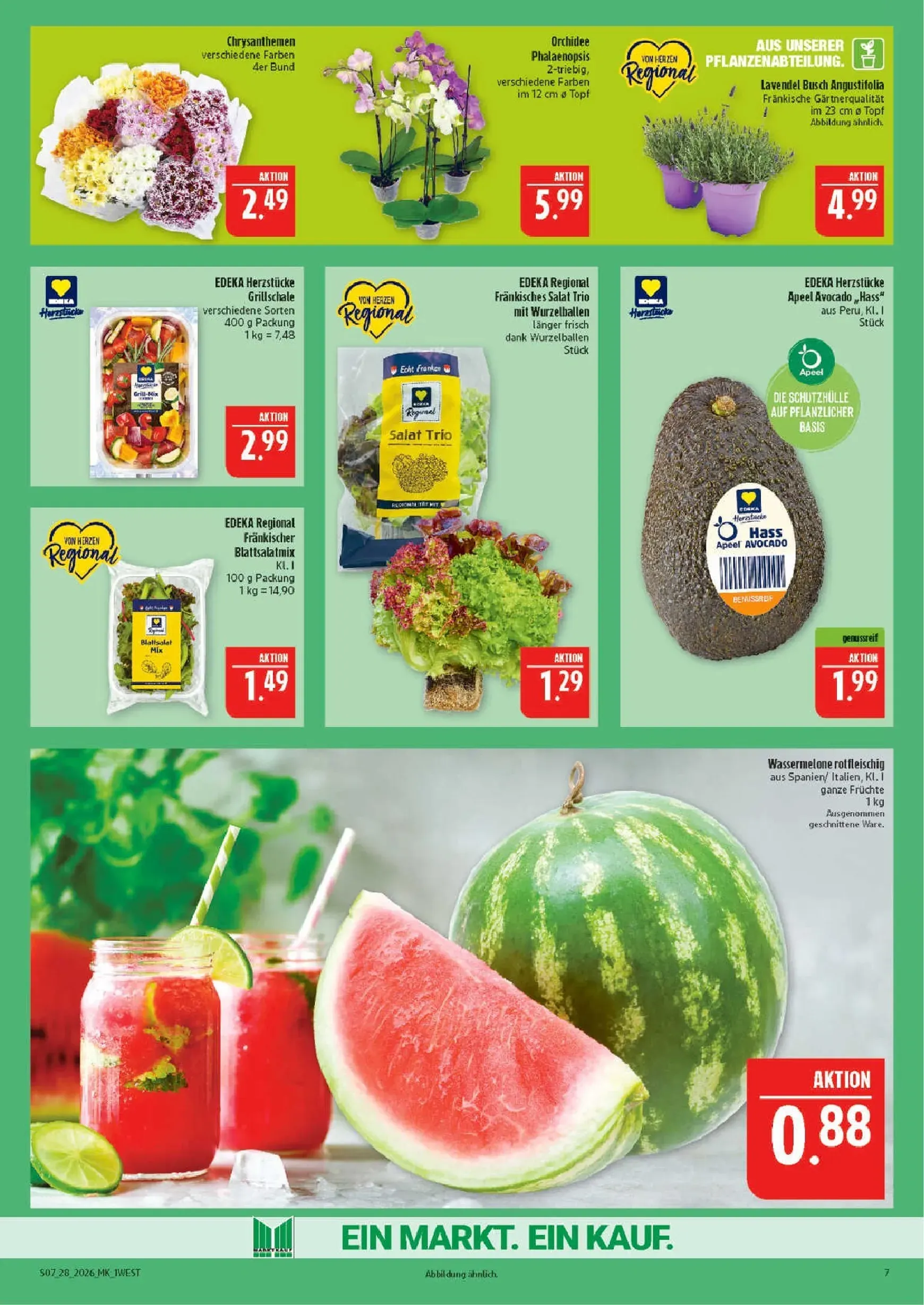 Marktkauf Prospekt – von Montag 06.07.2026 bis Samstag 11.07.2026 von 6. Juli bis 11. Juli 2026 - Prospekt seite 7