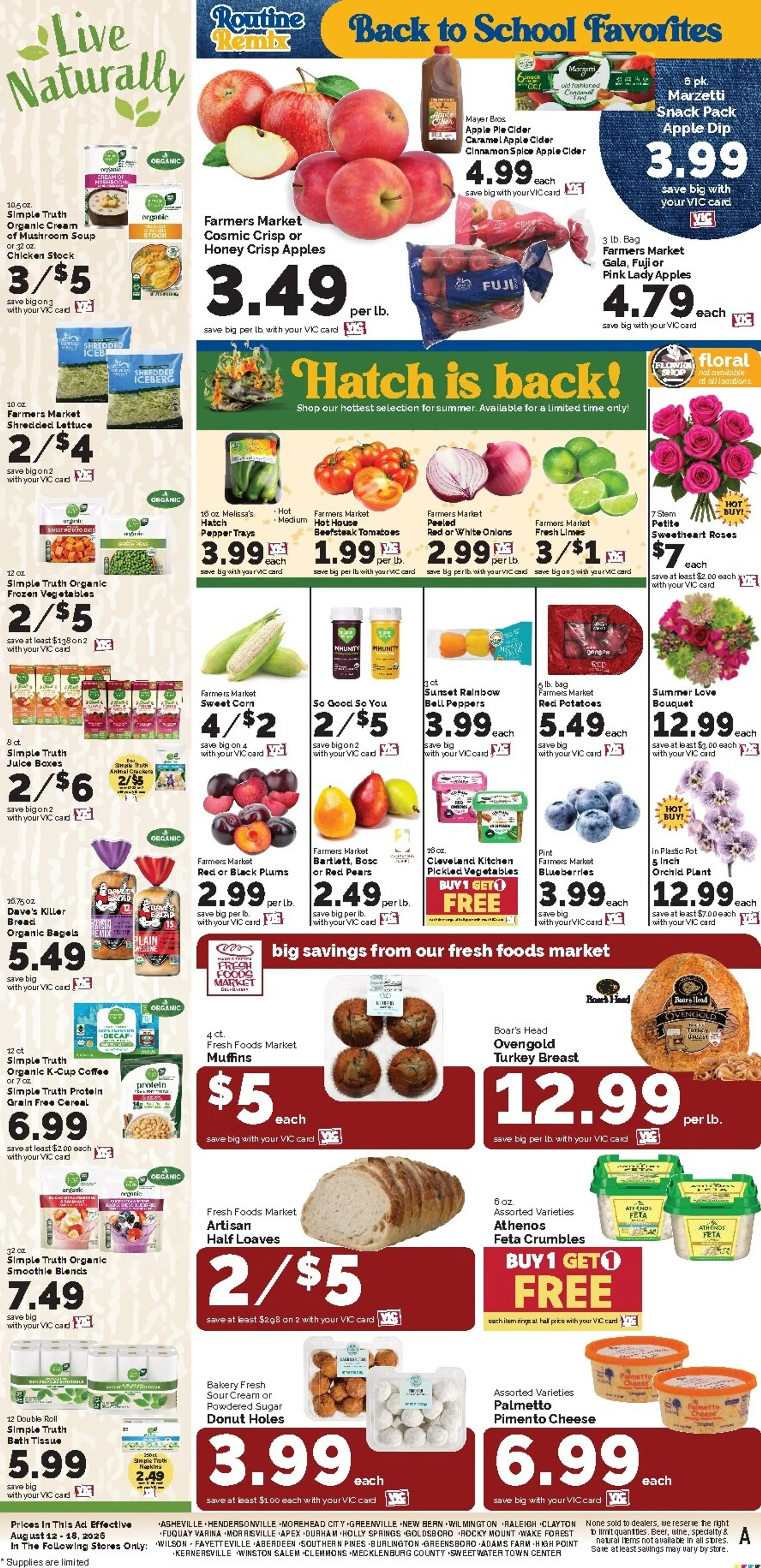 Weekly ad Current Harris Teeter leaflet valid from Wednesday 08/12/2026 to Tuesday 08/18/2026 from August 12 to August 18 2026 - Page 11