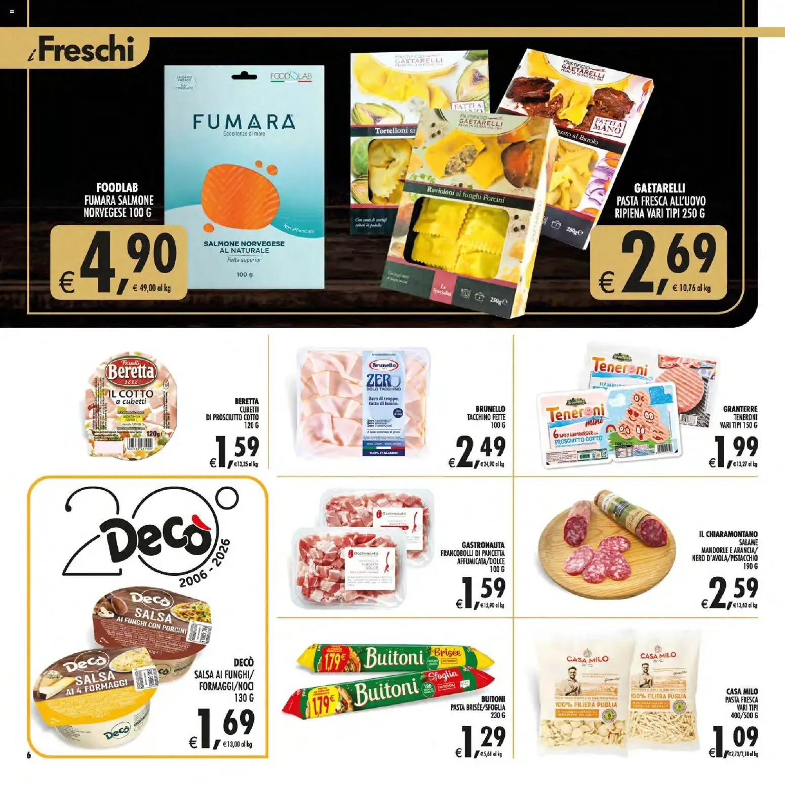 Nuovo Decò volantino Gourmet Sicilia dal 21/07/2026 > offerte anteprima 🛍️ da 21 luglio a 30 luglio di 2026 - Pagina del volantino 6