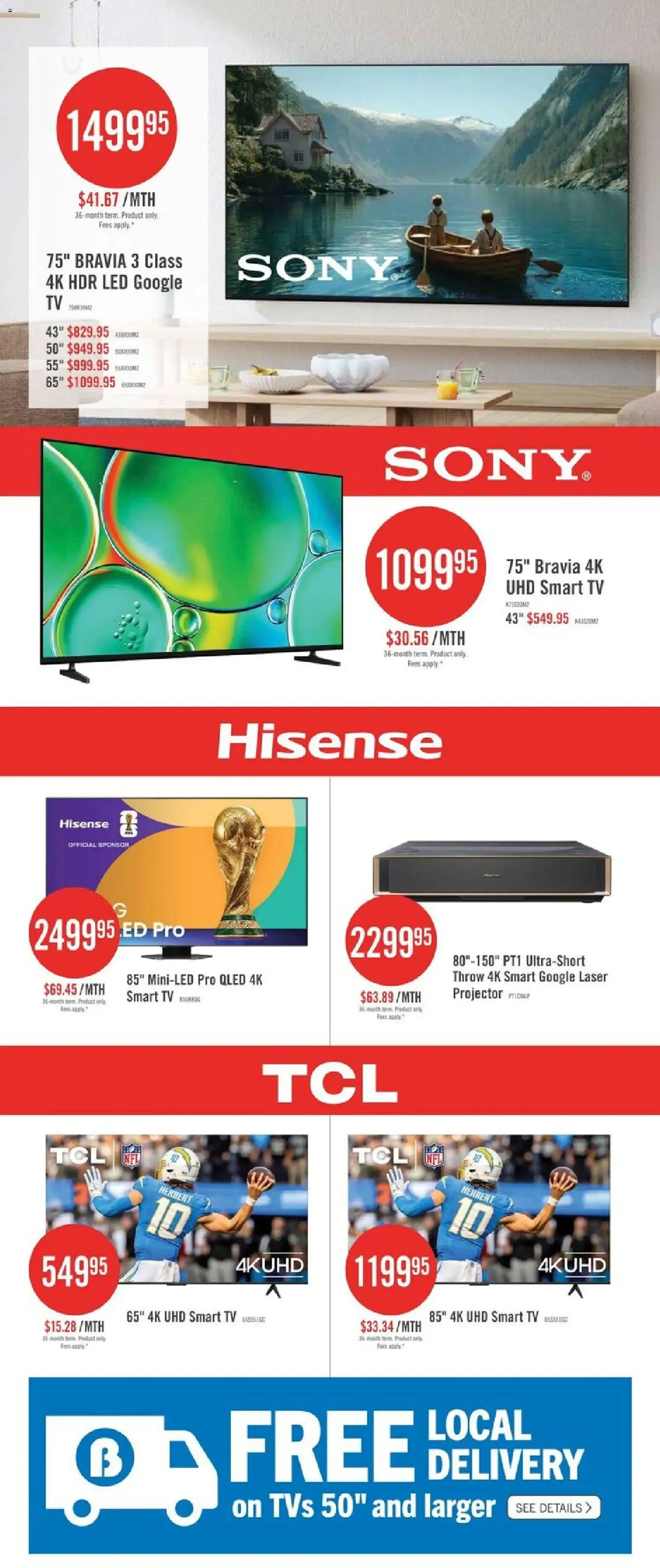 The Brick - Electronics flyer from Sep 18, 2026 > weekly specials & deals from September 18 to September 24 2026 - flyer page 4