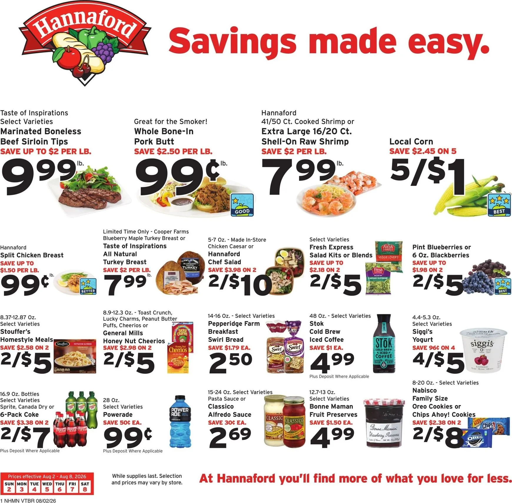 Weekly ad Hannaford: Ofertas de la semana from August 2 to August 8 2026 - Page 3