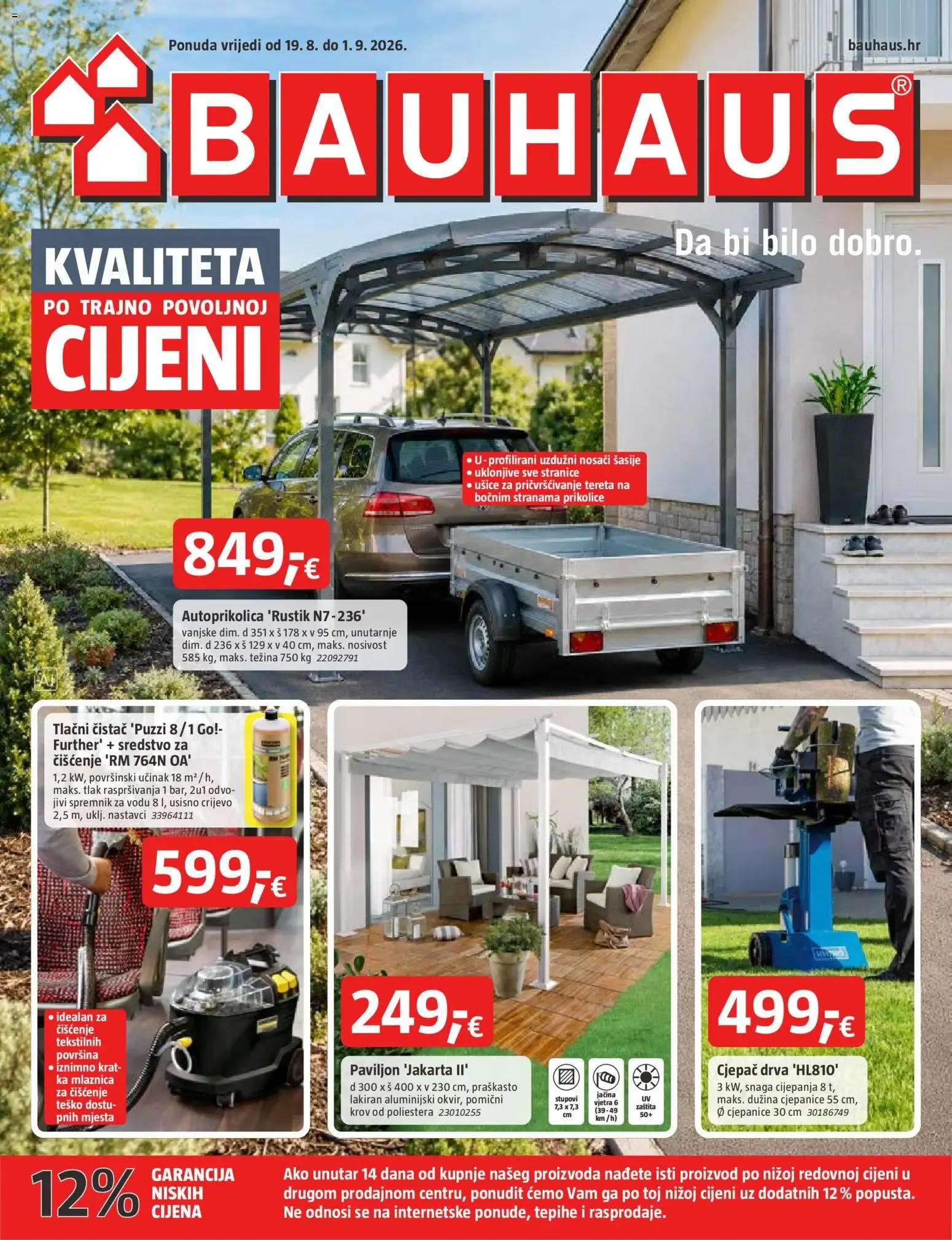 Katalog Bauhaus Katalog novi od 19.08.2026 na listanje > letak digitalni od 19. kolovoza do 1. rujna 2026. - Pregled Stranica 1