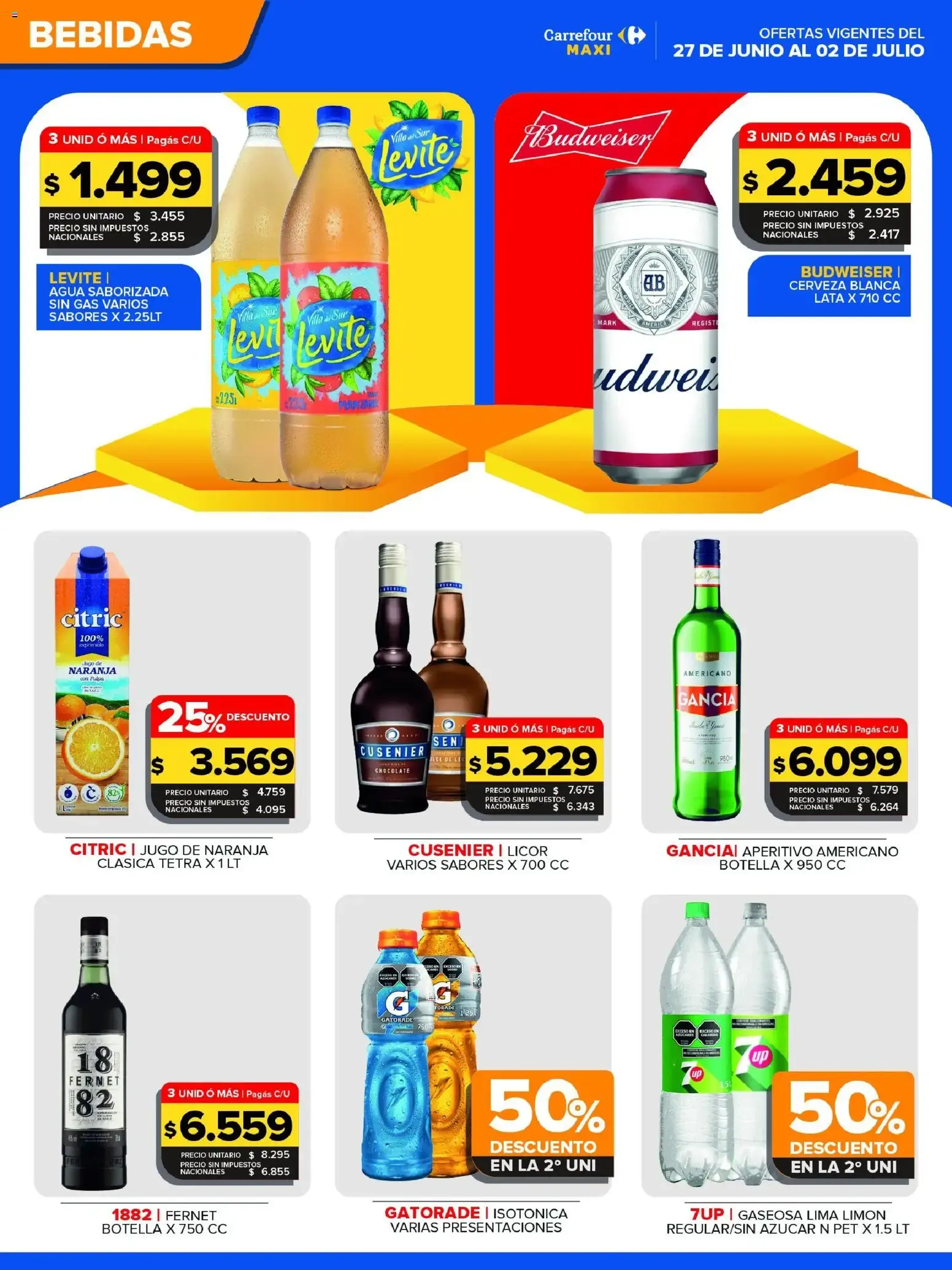 Ofertas de Carrefour Maxi catálogo del 27/06/2026 - 02/07/2026 27 de junio al 2 de julio 2026 - Página 3 del catálogo