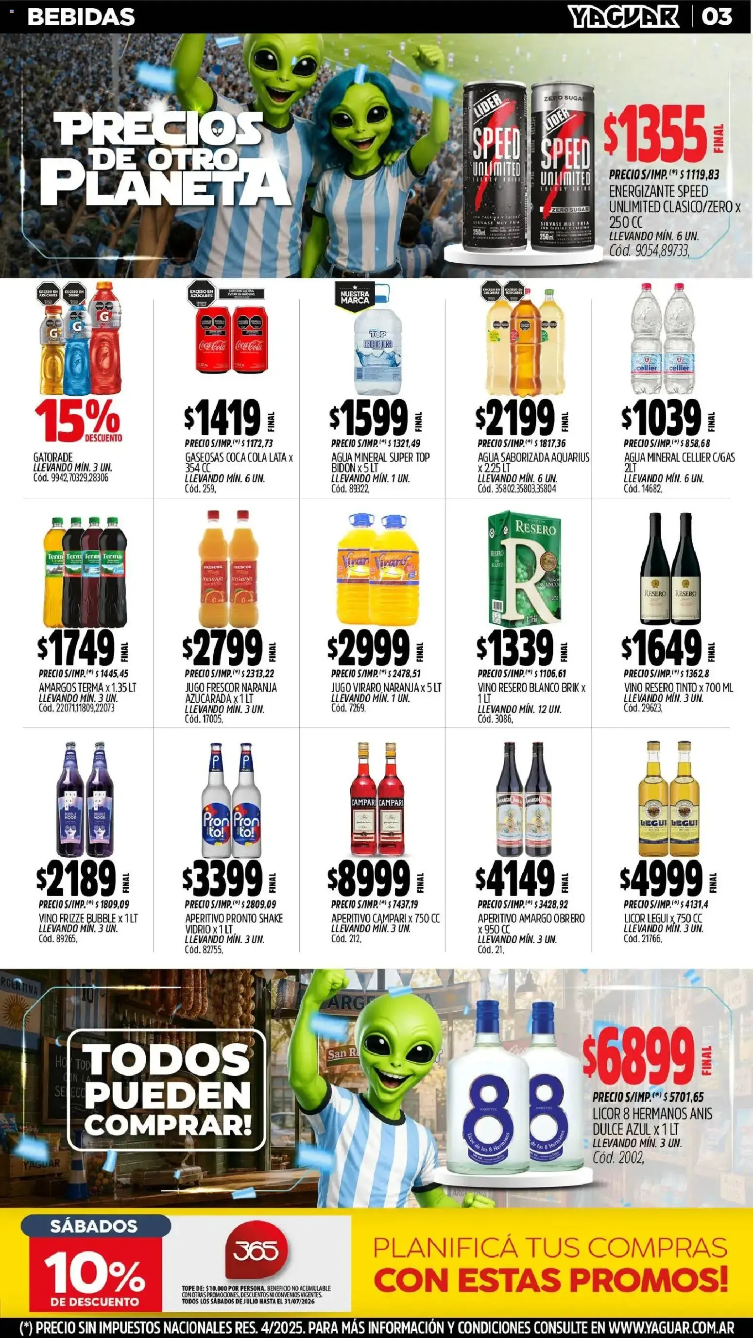 Ofertas de Yaguar - Oferta Semanal Santa Fé del 29/06/2026 - 04/07/2026 29 de junio al 5 de julio 2026 - Página 4 del catálogo