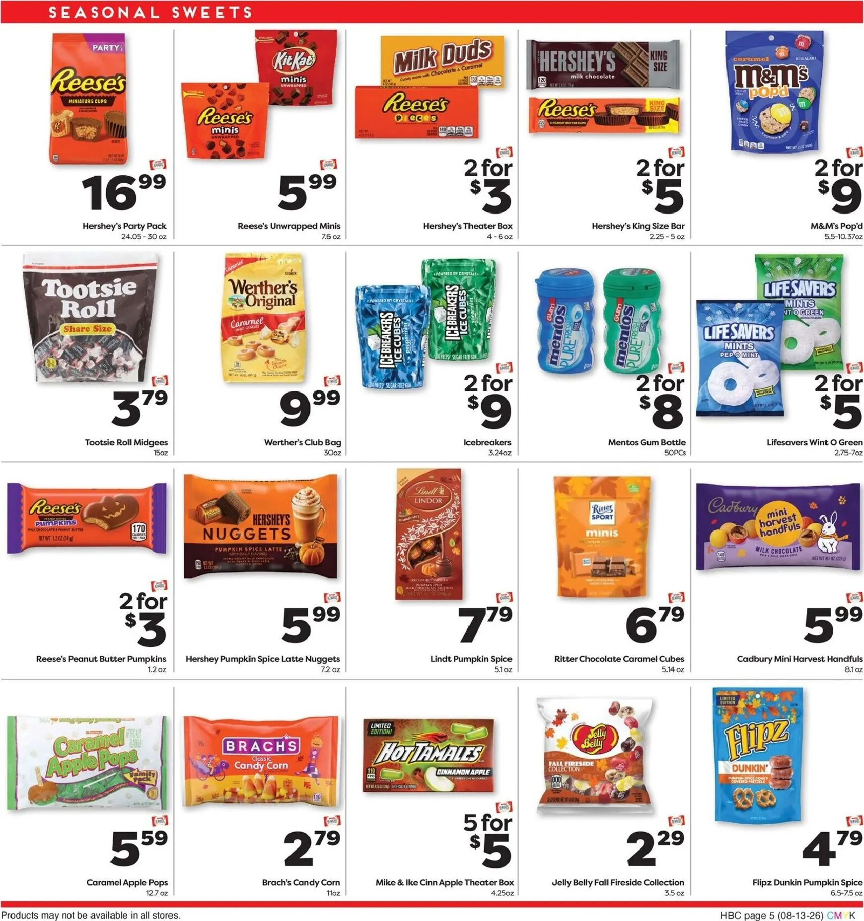 Weekly ad Current Weis Markets - Extended Savings leaflet valid from Thursday 08/13/2026 to Wednesday 09/09/2026 from August 13 to September 9 2026 - Page 5