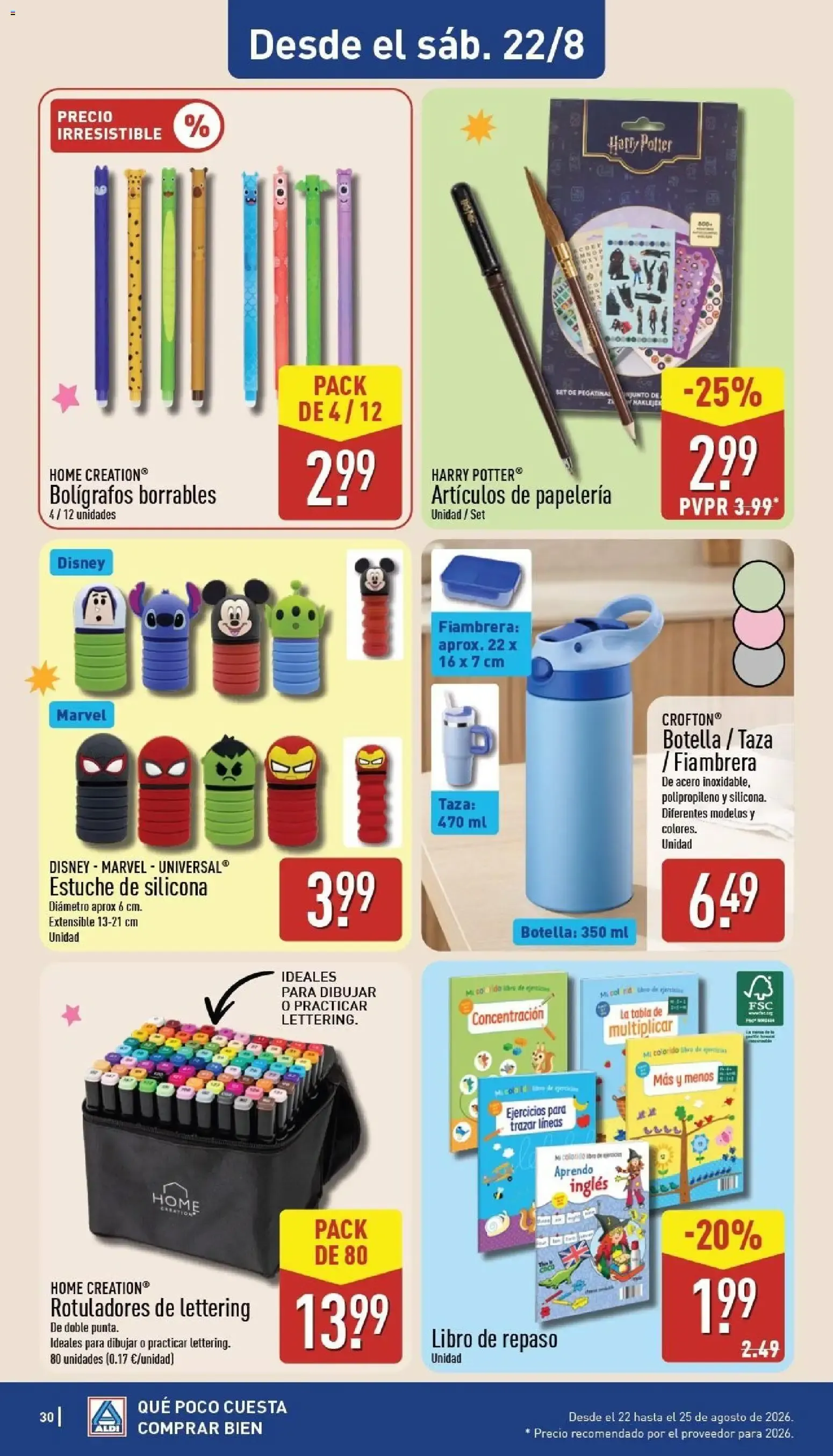 Catálogo de Aldi: Frescura a precios para tirarse a la piscina 17 de agosto al 23 de agosto 2026 - Página 30