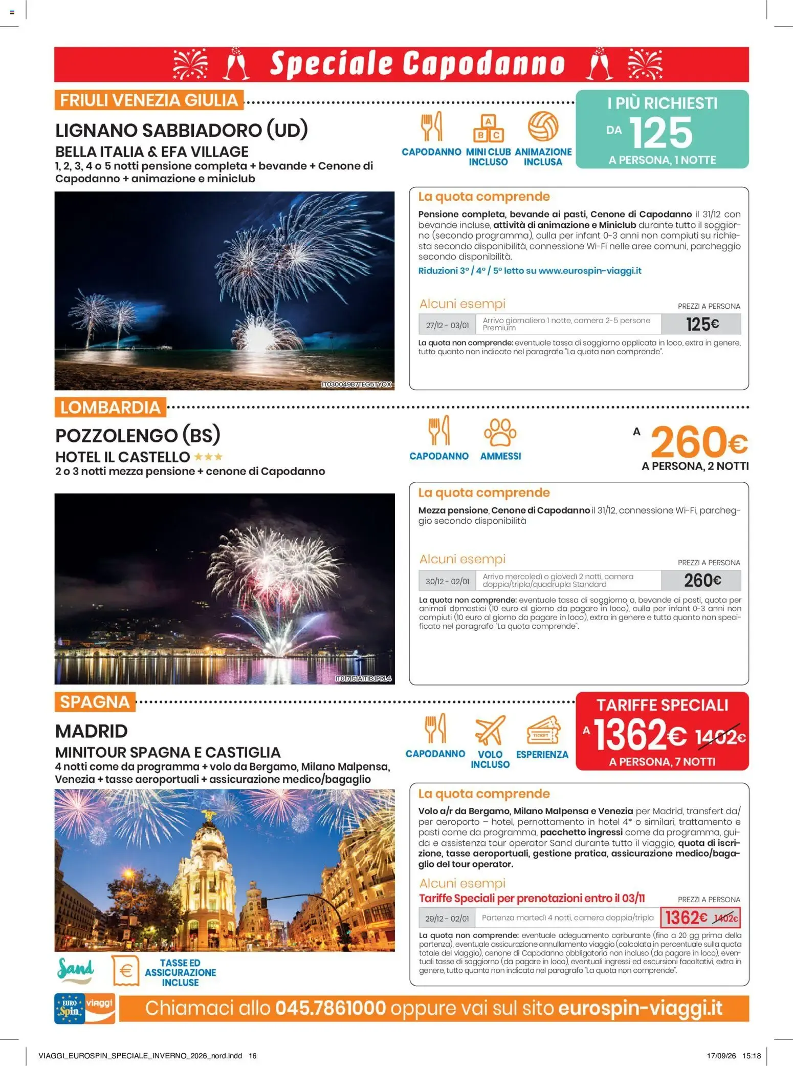 Euro Spin Viaggi: Speciale Inverno da 17 settembre a 31 dicembre di 2026 - Pagina del volantino 16