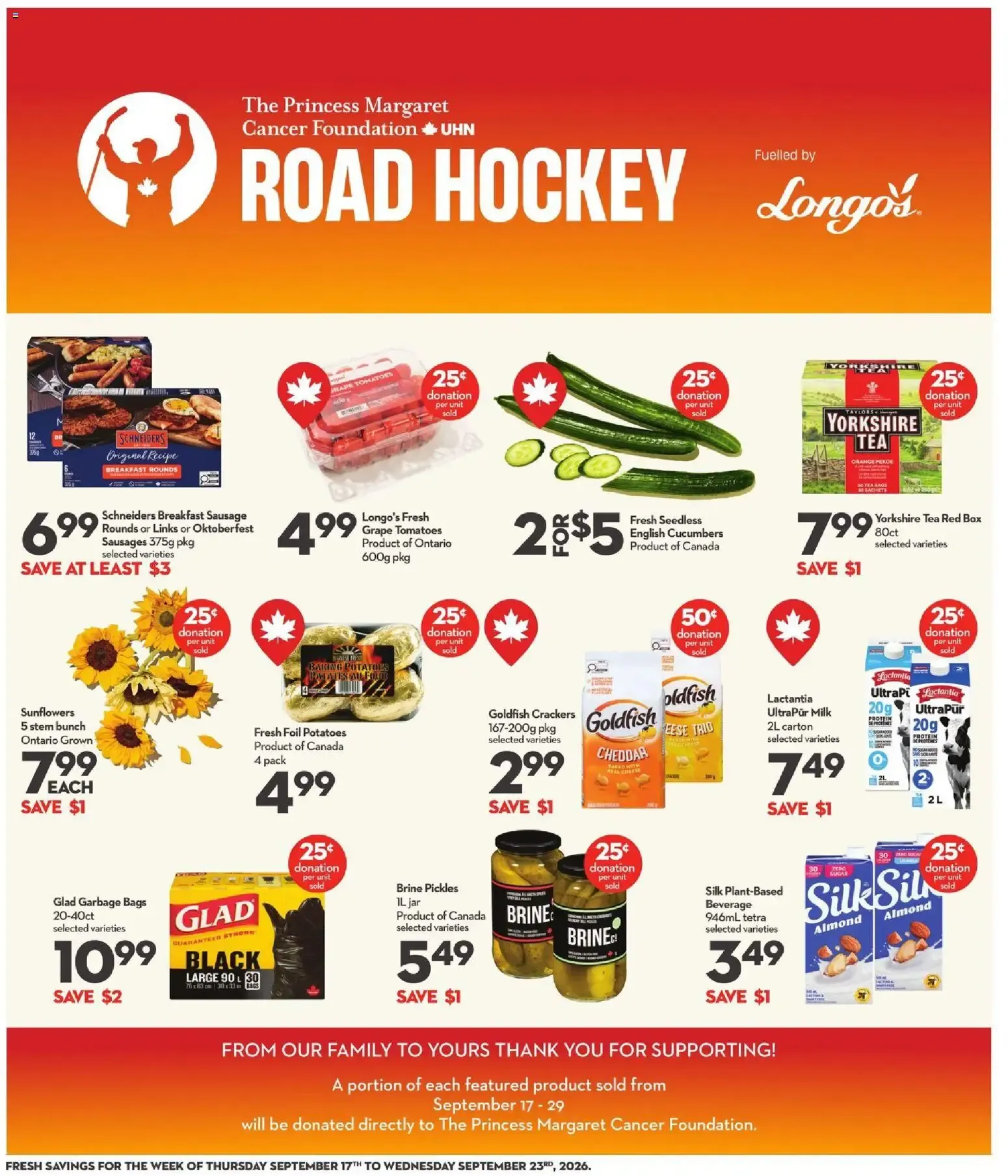 Longo's weekly flyer / circulaire from Sep 17, 2026 > weekly specials & deals from September 17 to September 23 2026 - flyer page 7