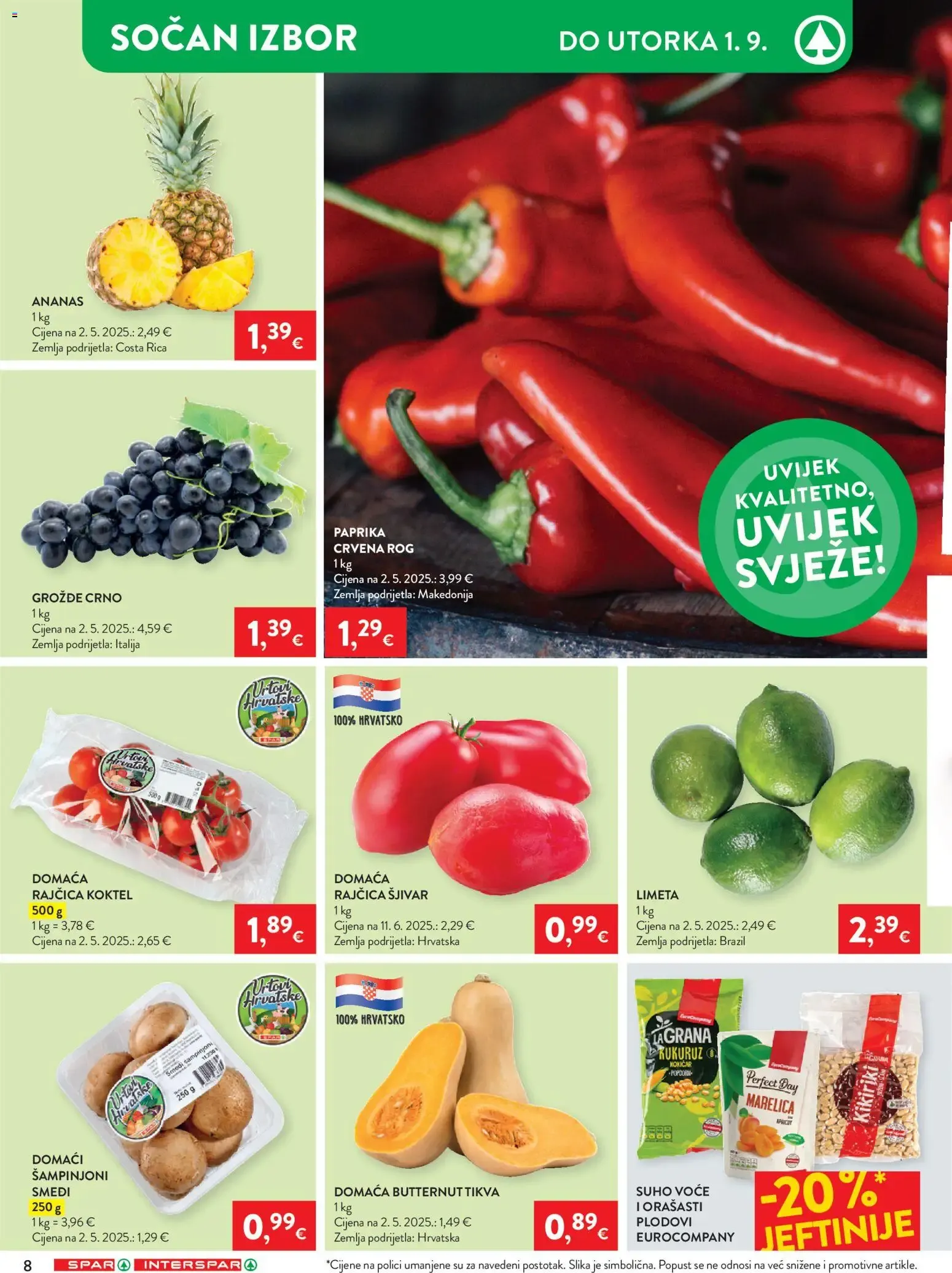 Katalog Interspar Katalog akcija od 26.08.2026 od 26. kolovoza do 1. rujna 2026. - Pregled Stranica 14