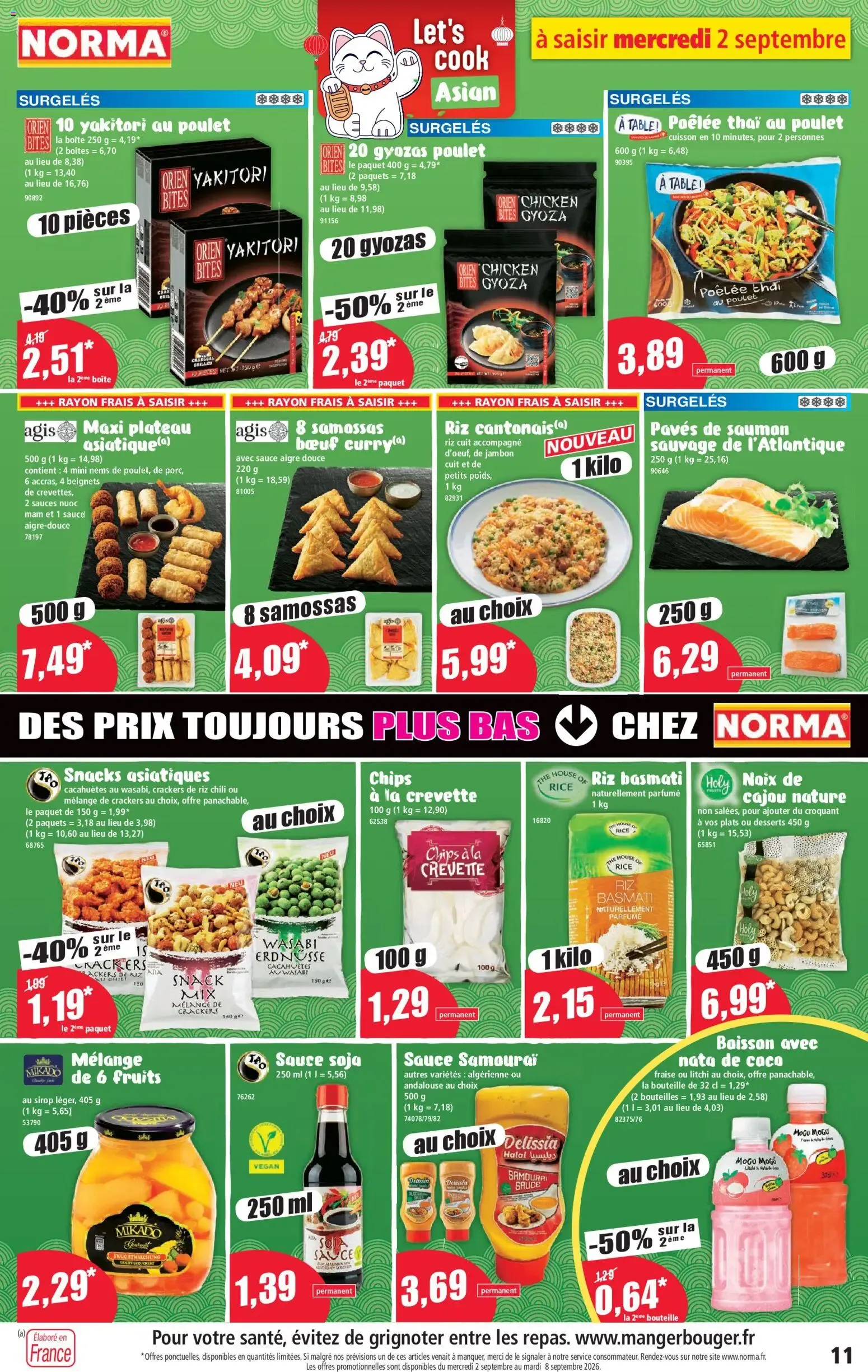 Norma catalogue à partir du 02/09/2026 - promo en ligne du 2 septembre au 8 septembre 2026 - Catalogue page 11