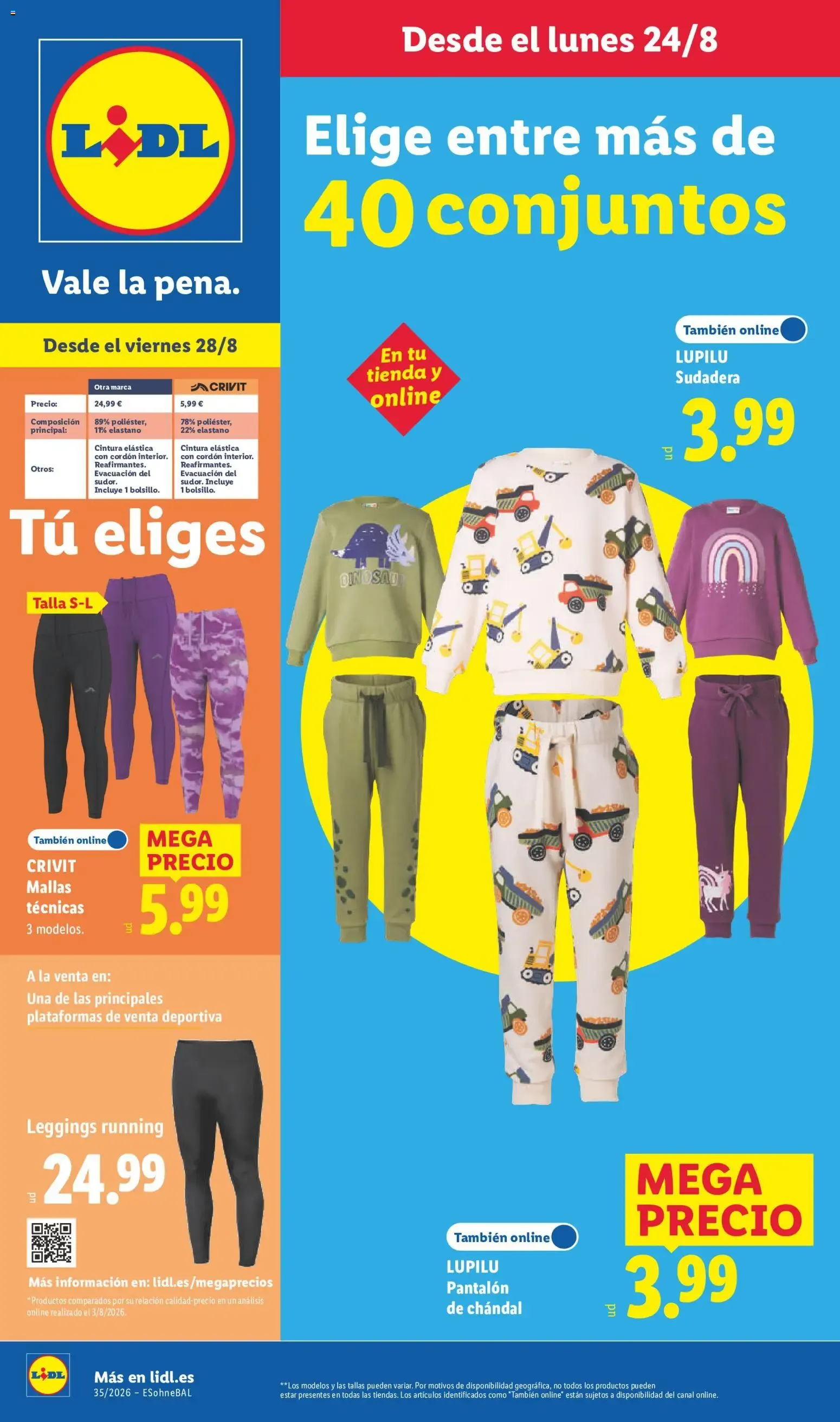 Catálogo de Lidl folleto de bazar del 24/08/2026 | Ofertas 24 de agosto al 30 de agosto 2026 - Página 1