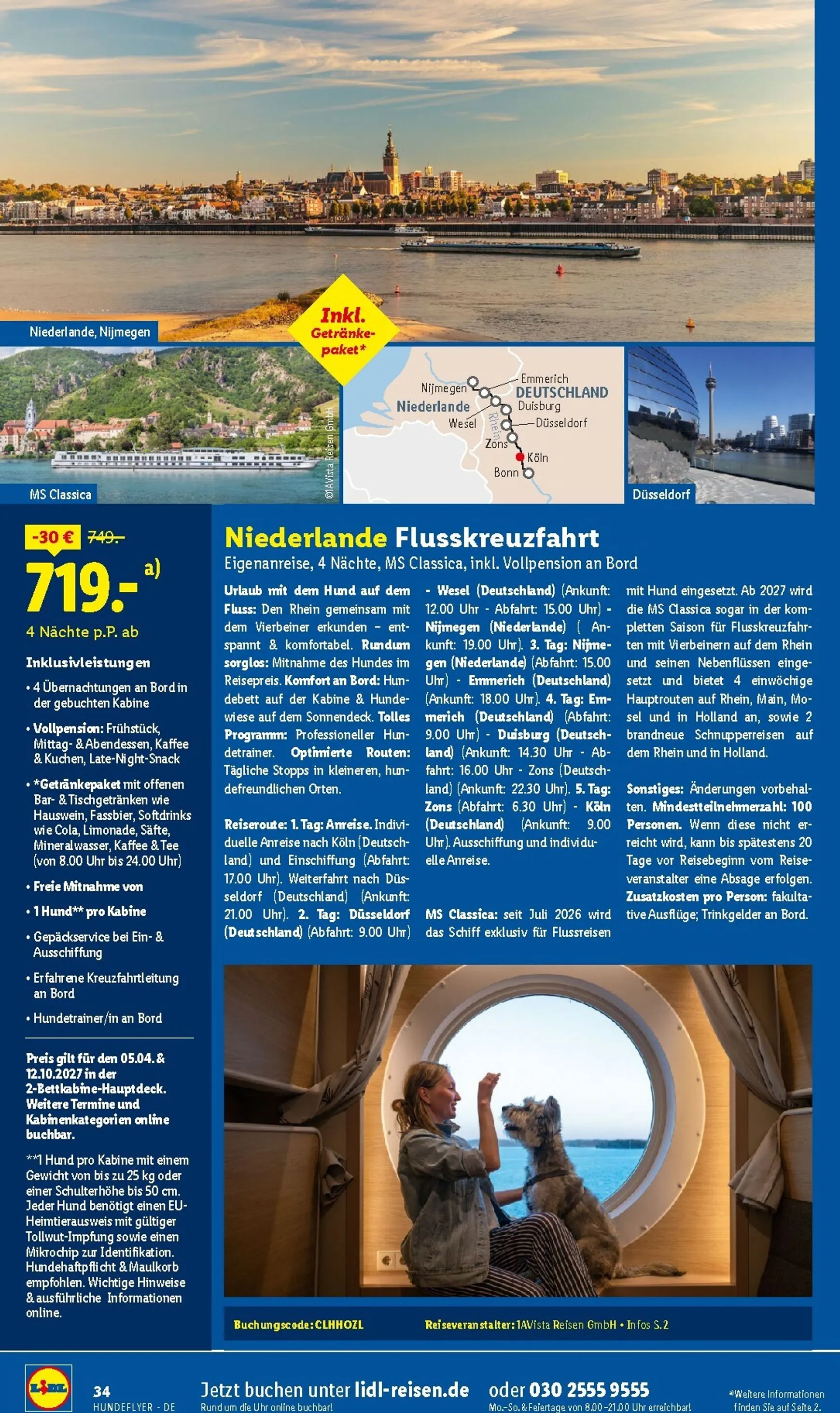 Urlaub mit Wau-Effekt lohnt sich. Lidl Reisen & Experiences von 29. Juli bis 31. Dezember 2026 - Prospekt seite 34