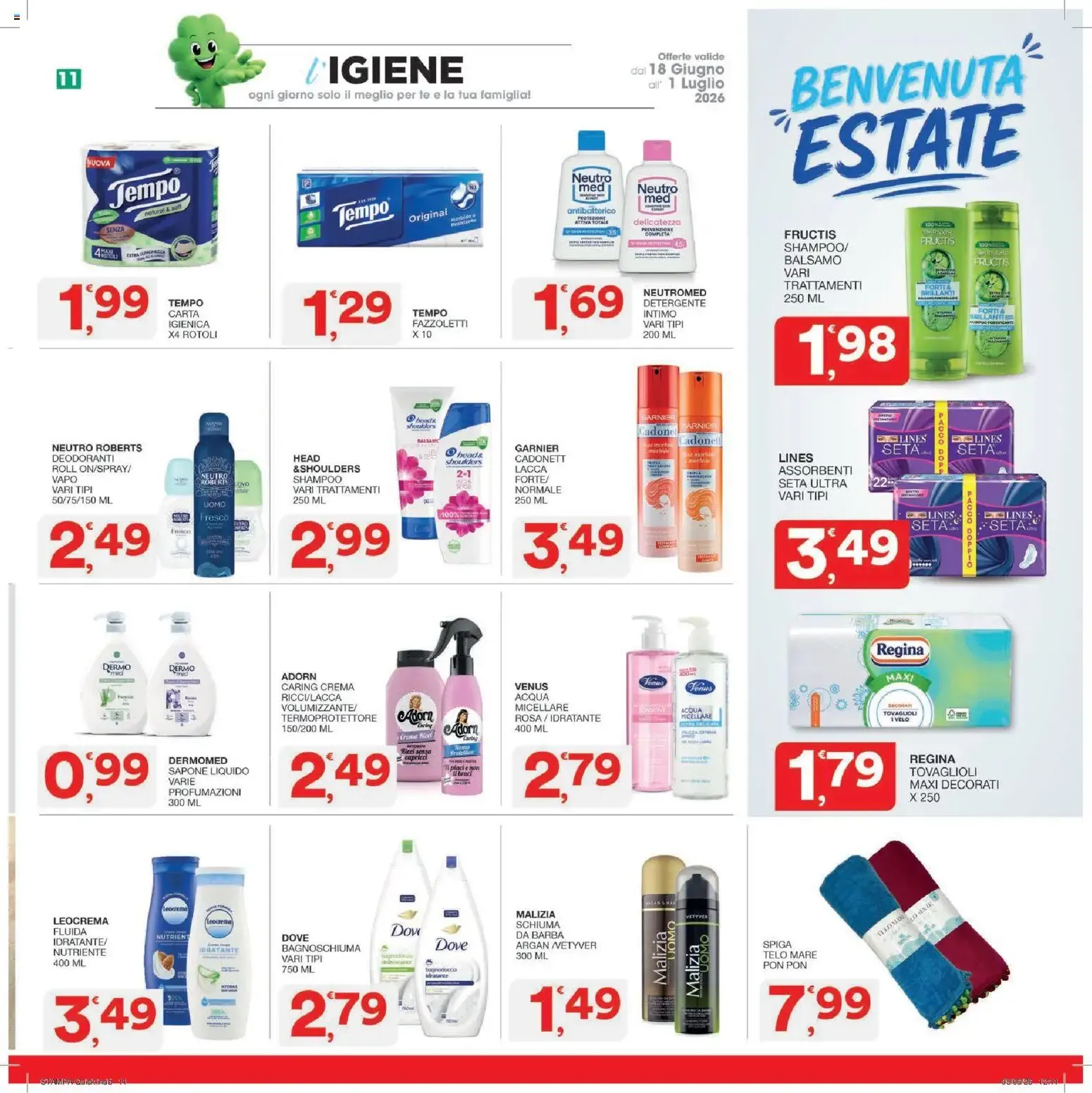 Nuovo SISA volantino Quick dal 18/06/2026 > offerte anteprima 🛍️ da 18 giugno a 1 luglio di 2026 - Pagina del volantino 11