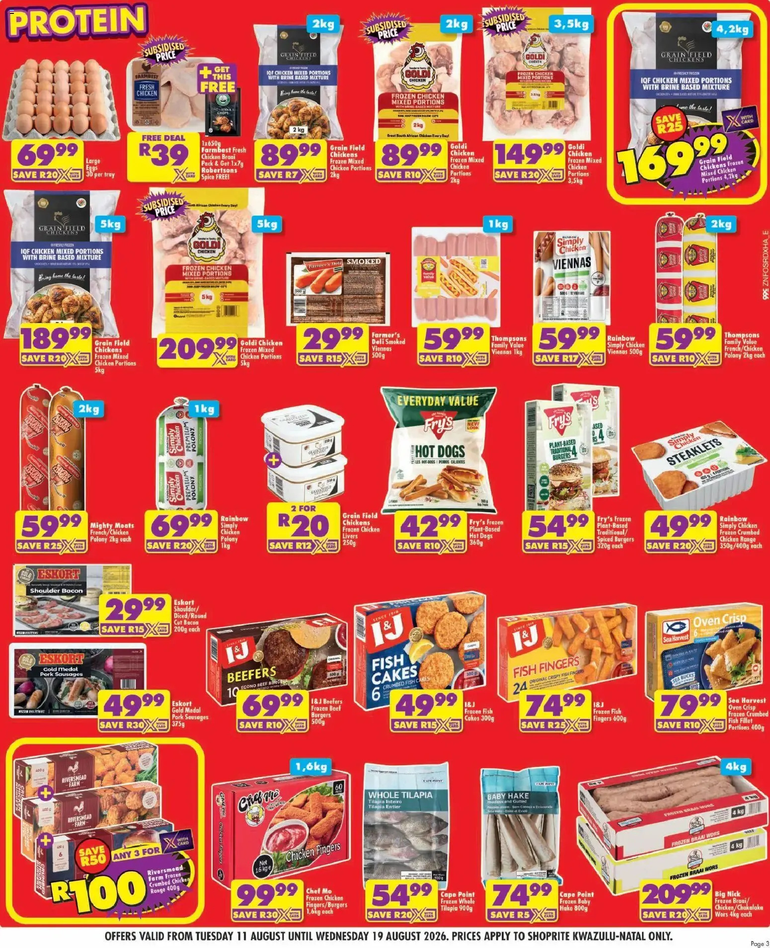 Shoprite: We're Saving SA R2 Billion This Birthday from 11 August to 19 August 2026 - Catalogue Page 3