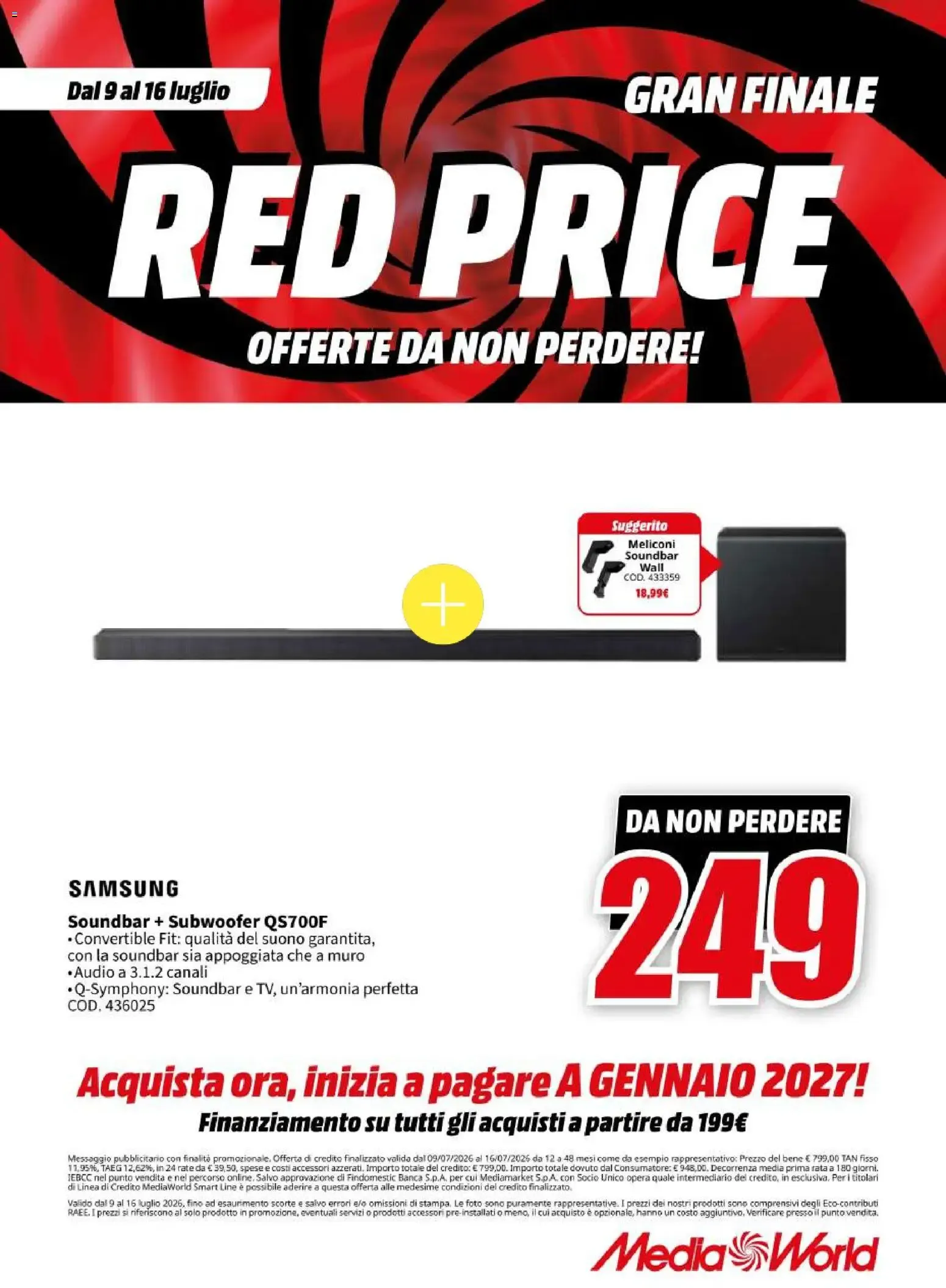 GRAN FINALE RED PRICE - OFFERTE DA NON PERDERE! da 9 luglio a 16 luglio di 2026 - Pagina del volantino 13