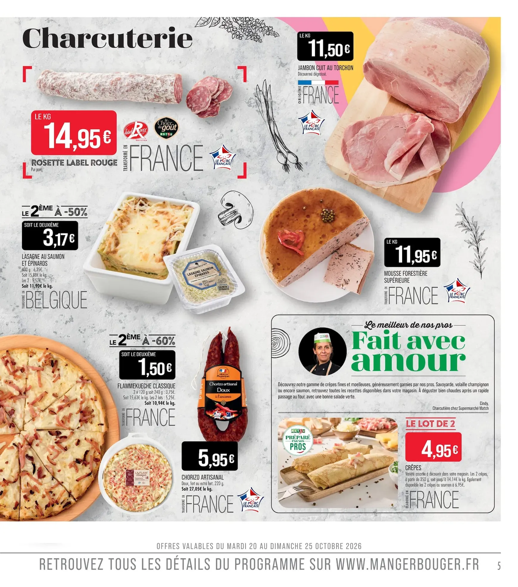 Current Match - La Match Mania leaflet valid from du mardi 20/10/2026 to du dimanche 01/11/2026 du 20 octobre au 1 novembre 2026 - Catalogue page 5