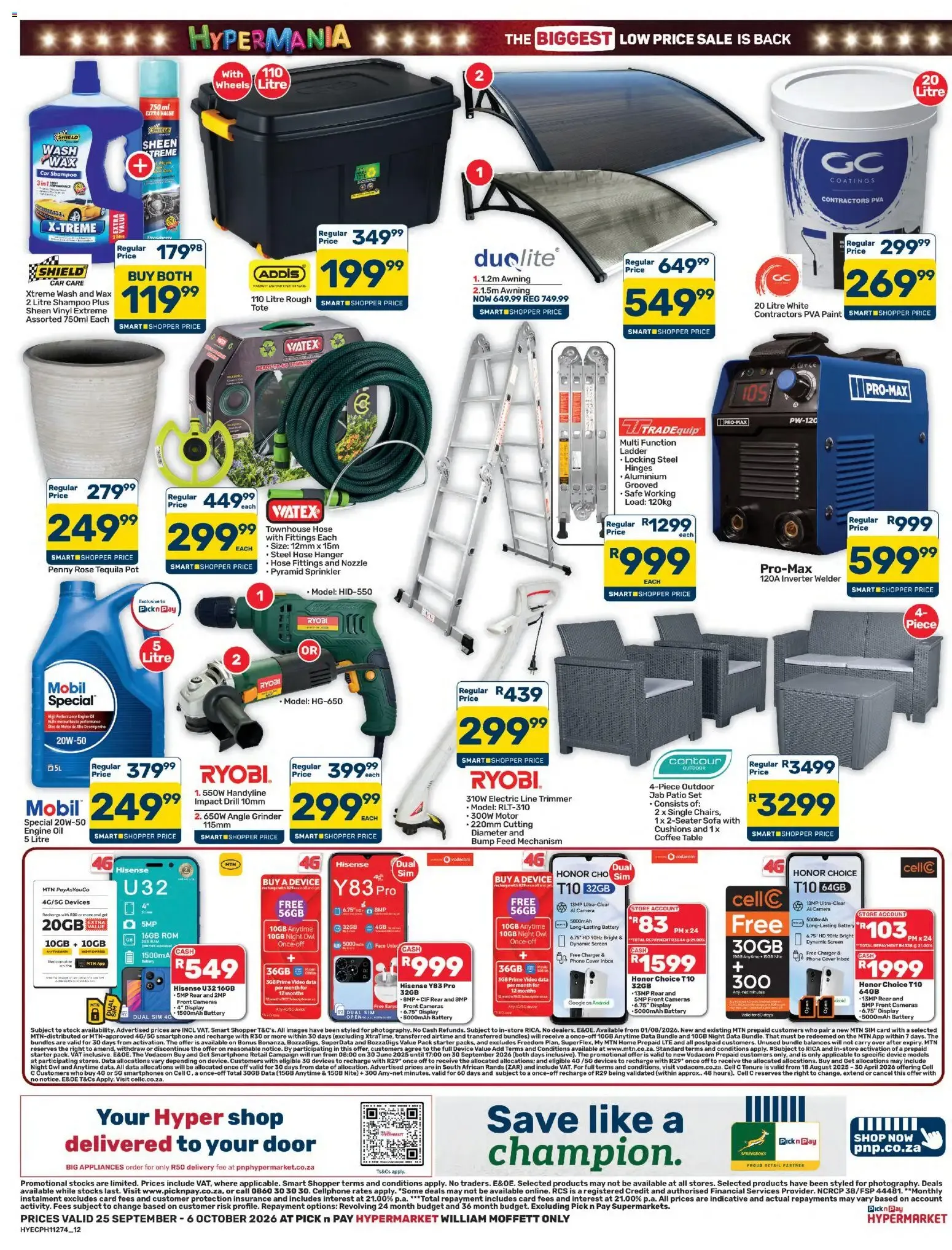 Pick n Pay Hypermarket - Hypermania from 25 September to 6 October 2026 - Catalogue Page 12